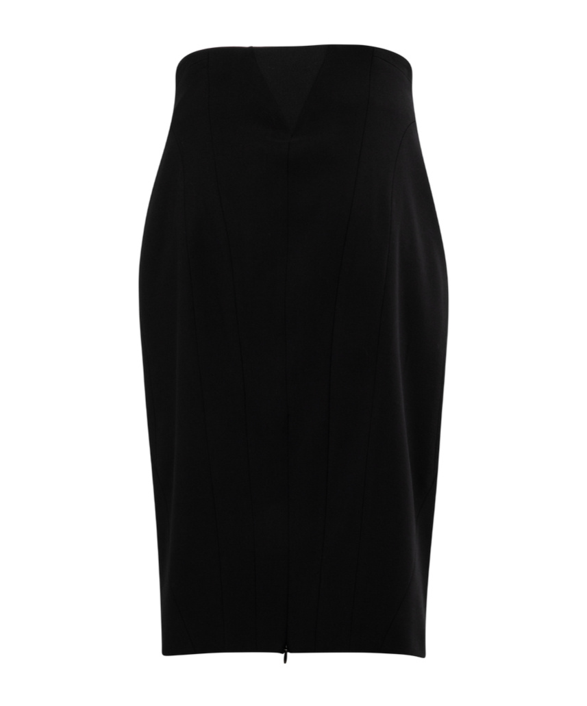 Alaïa Button-trimmed Skirt In Black