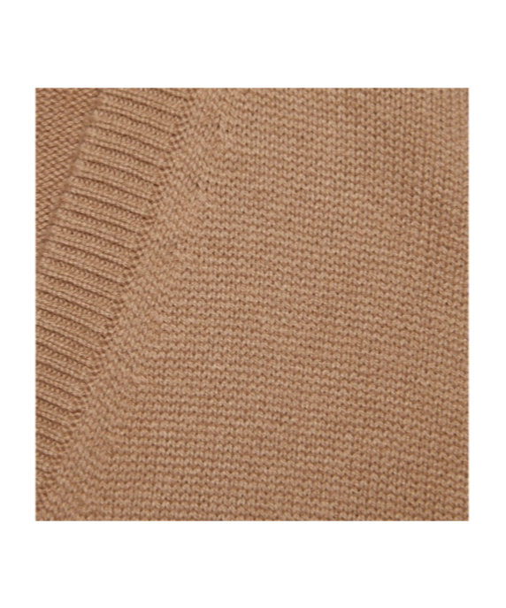 Gucci Open-back Cashmere Top In Brown