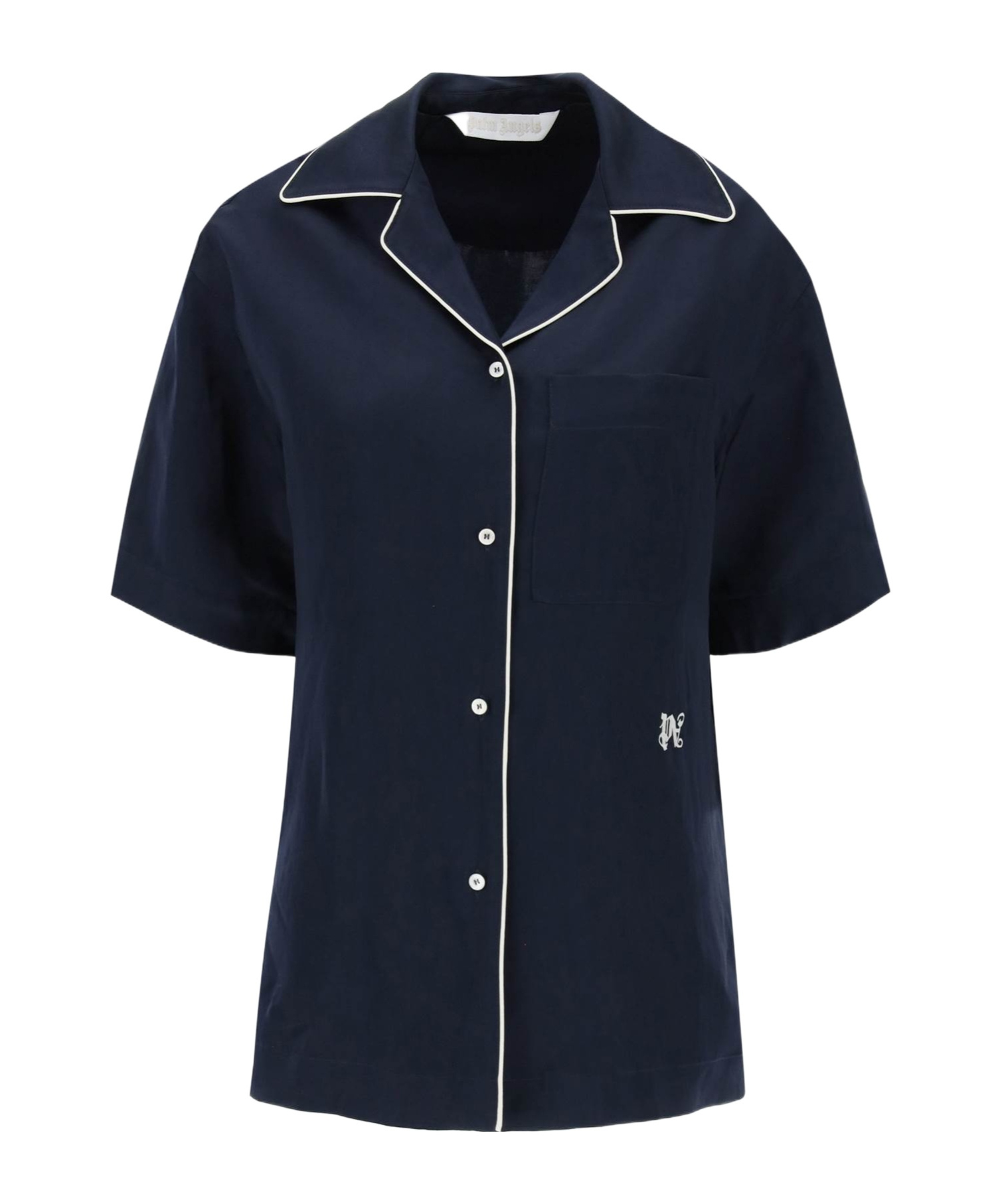 Palm Angels Short-sleeved Pajama In 蓝色的