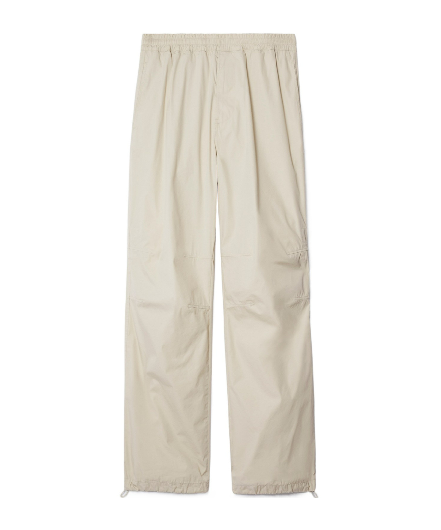 Burberry Straight-leg Drawstring Trousers In Ivory