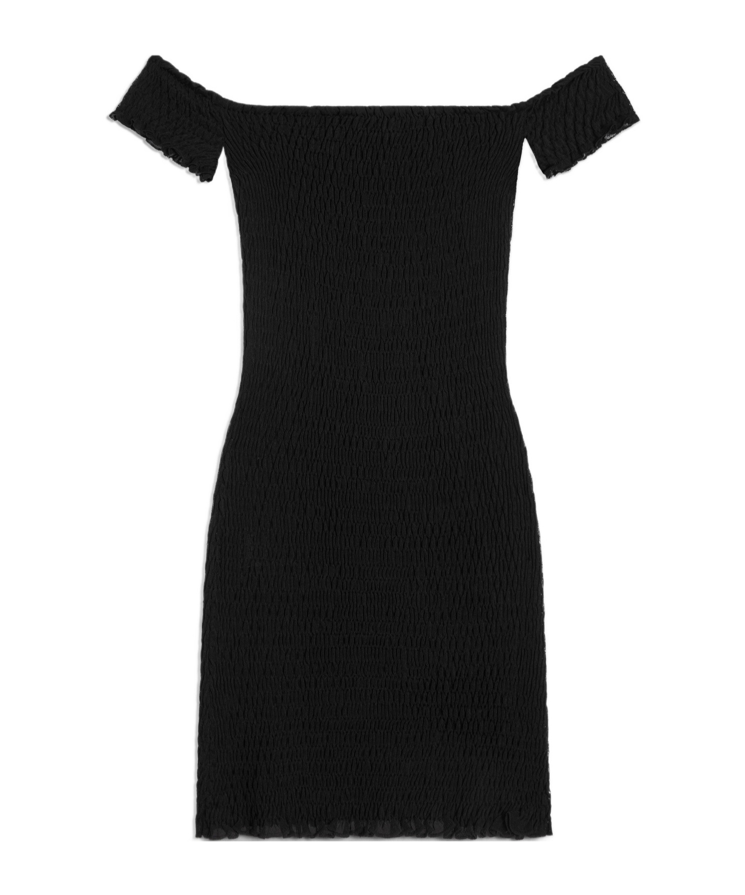 Celine Triomphe Mini Dress In Gauffered Silk