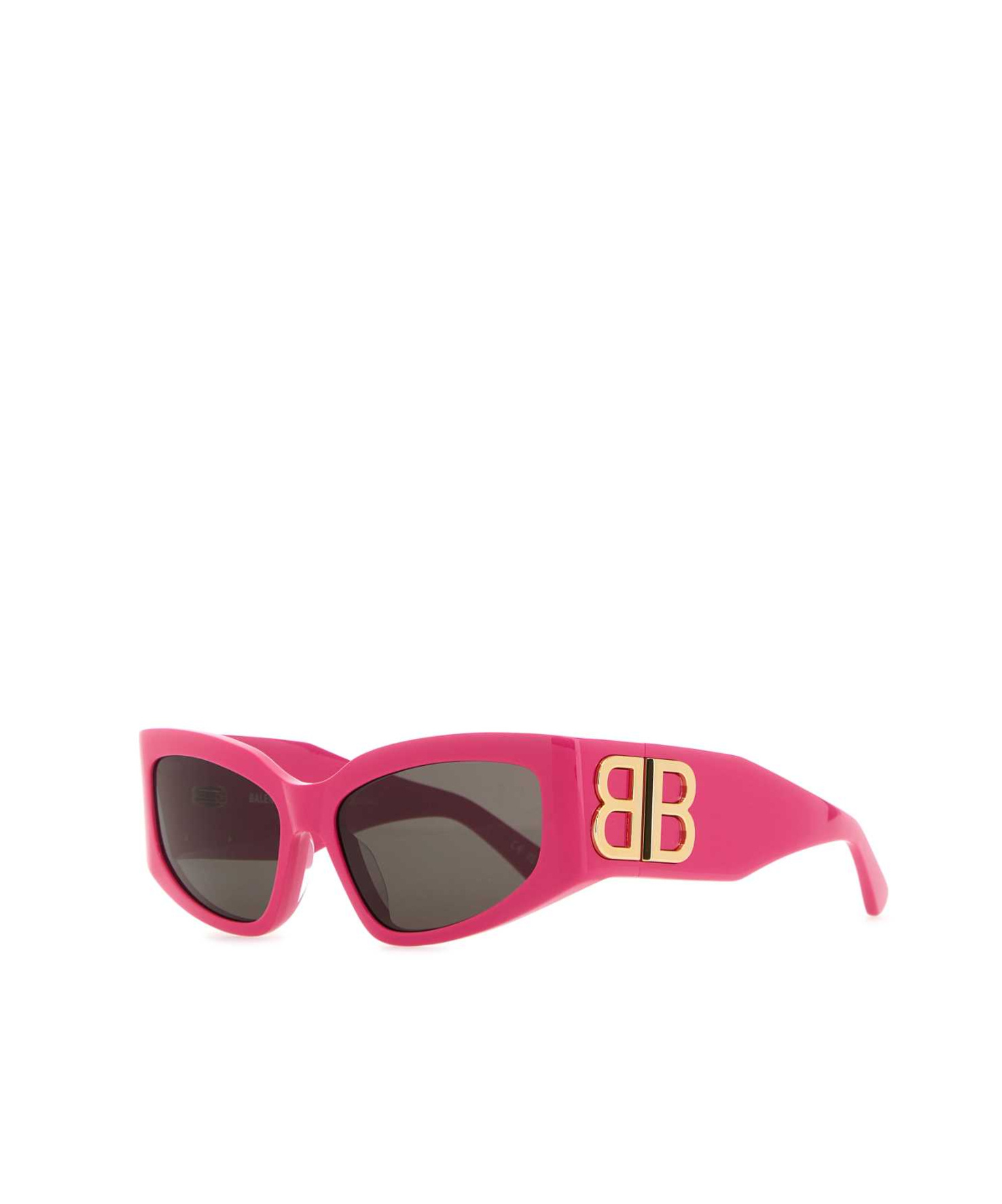 Balenciaga Fuchsia Acetate Bossy Cat Sunglasses In Pink