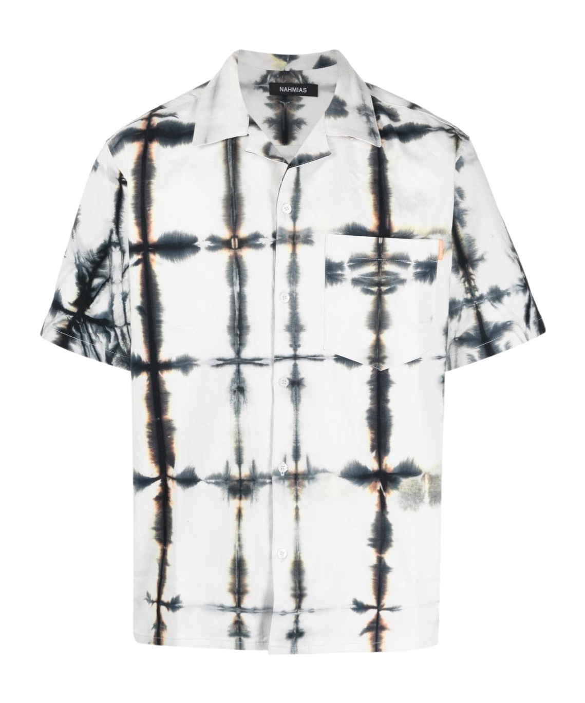 Nahmias Tie-dye Short-sleeve Shirt In White