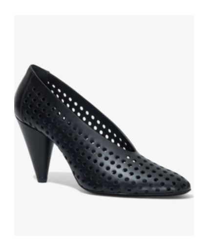 Proenza Schouler 85mm Perforated Leather Pumps In Black
