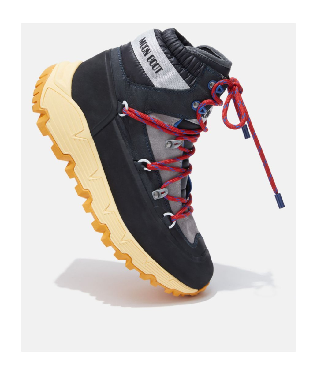 Moon Boot Tech Biker Ankle Boots In Black