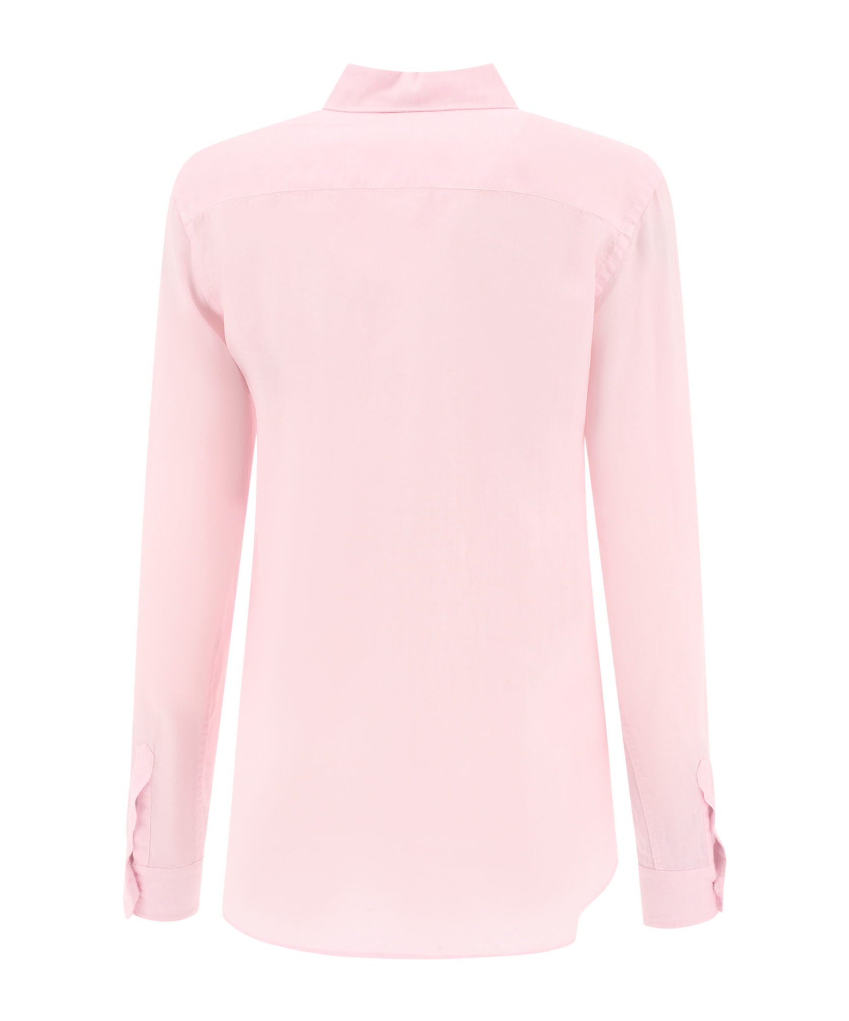 Aspesi Button-up Long-sleeved Shirt In Pink