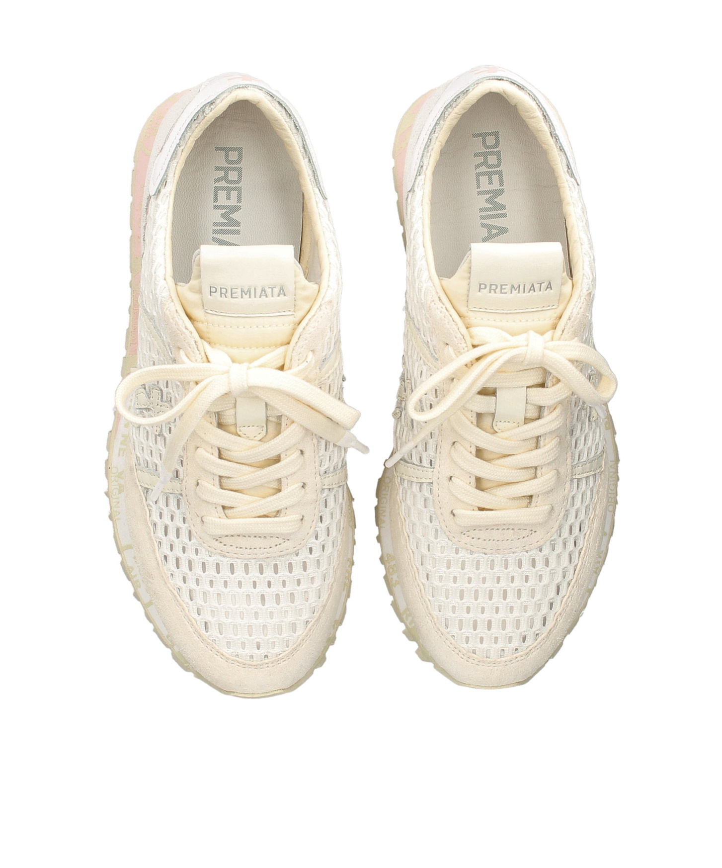 Premiata Sean Logo Low-top Sneakers In White