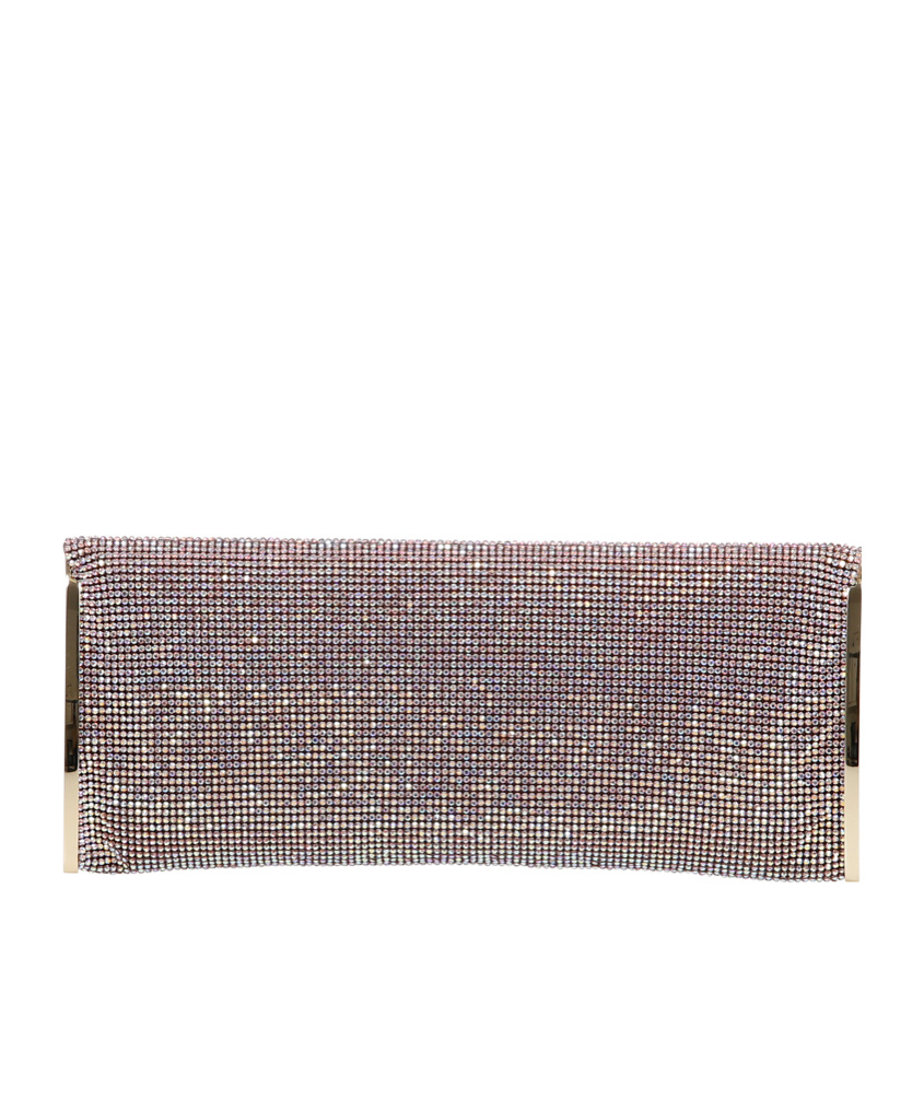 Benedetta Bruzziches Water Drill Flip Cover Hand Bag In Gray
