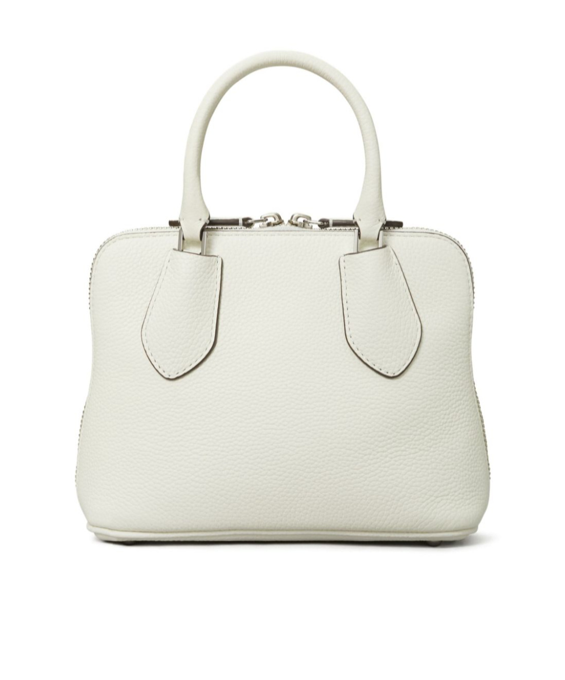 Tory Burch Mini Swing Leather Satchel In White