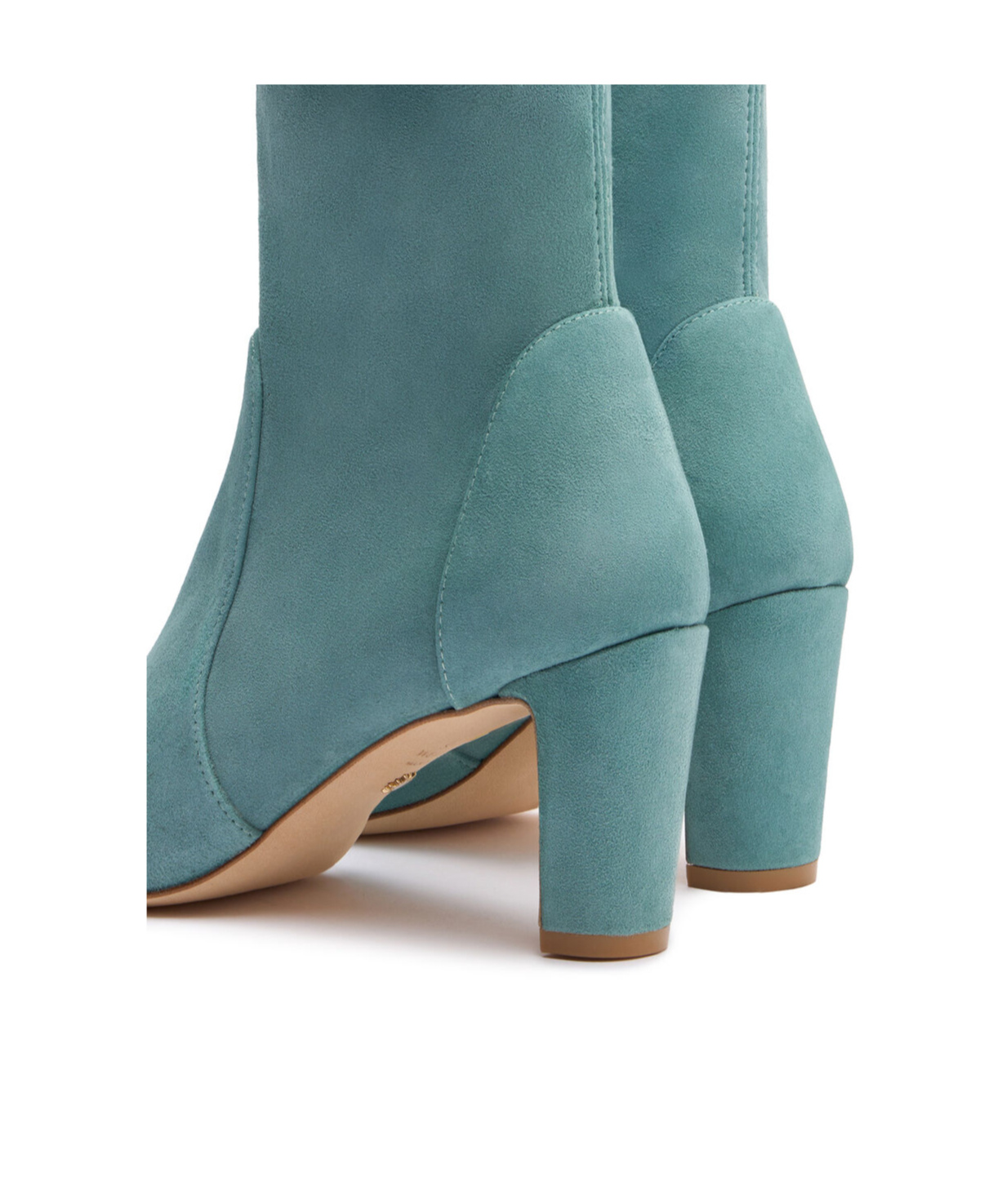 Stuart Weitzman Vida 75mm Suede Ankle Boots In Blue