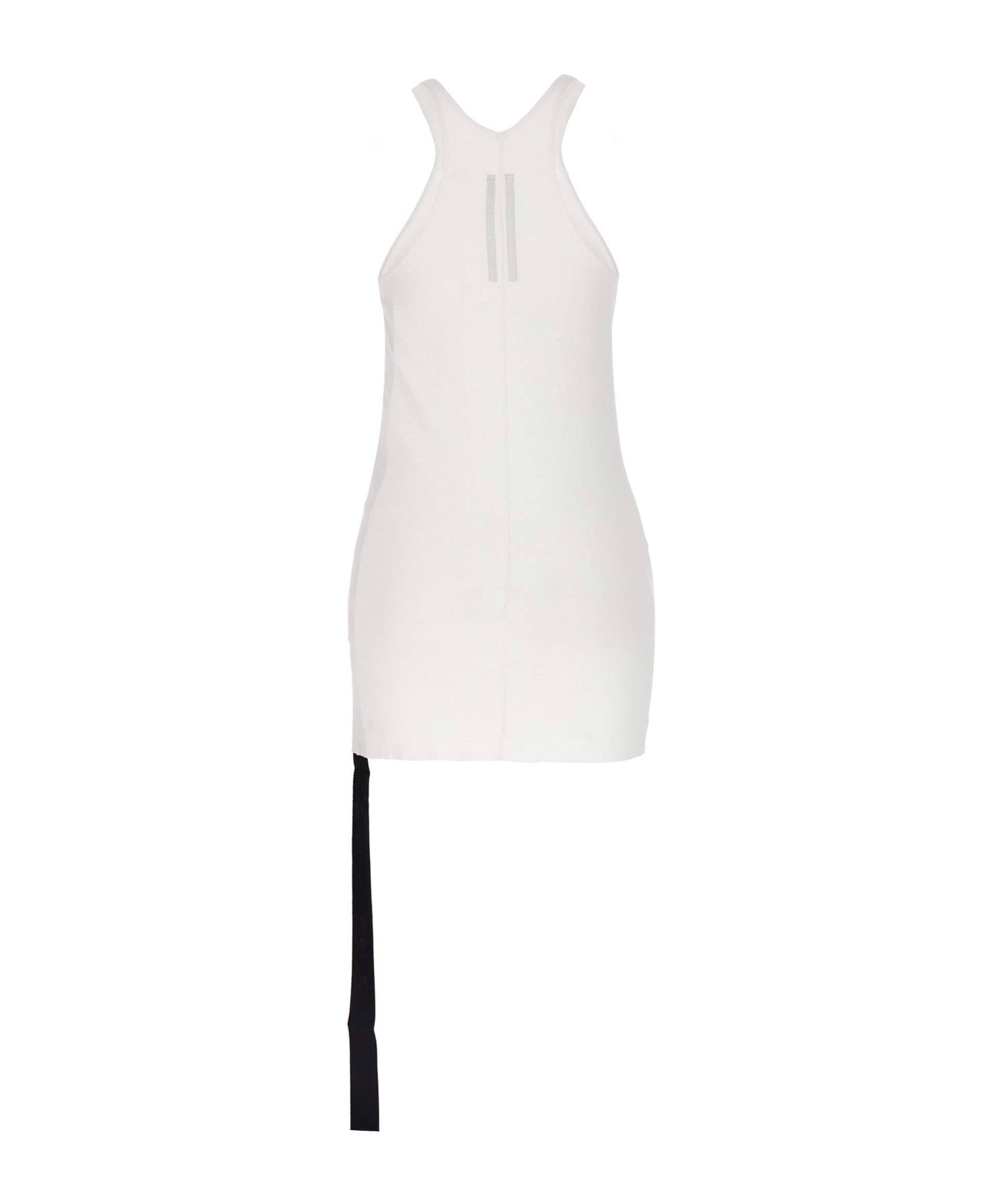 Rick Owens Drkshdw Womens Milk Racer Shoulder-straps Cotton-jersey Top In White