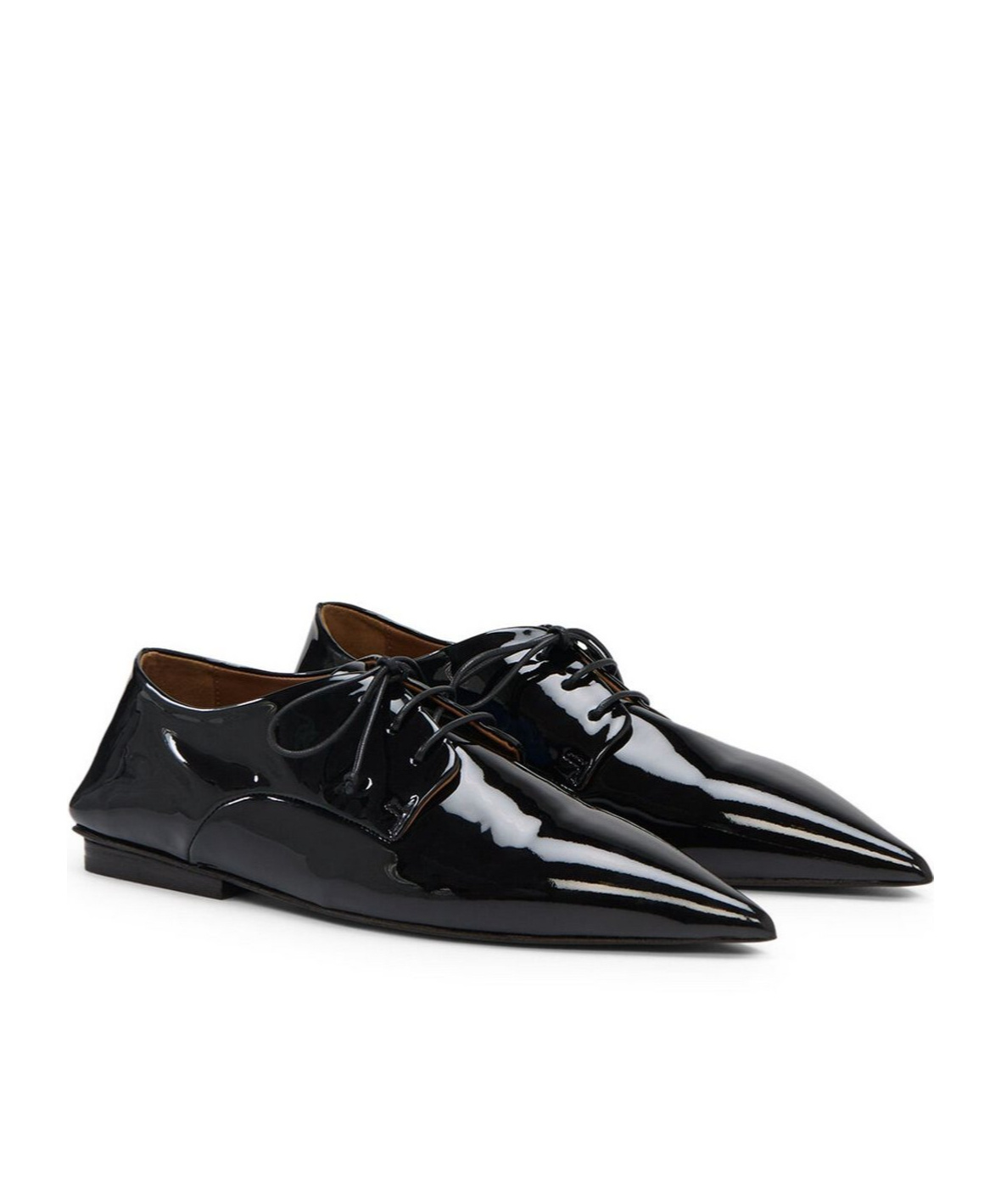 Shop Marsèll Ago Pointed-toe Oxfords In Black