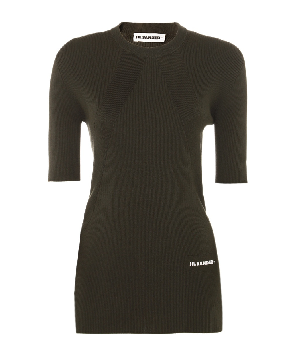 Jil Sander Black Cotton Knitwear In Black