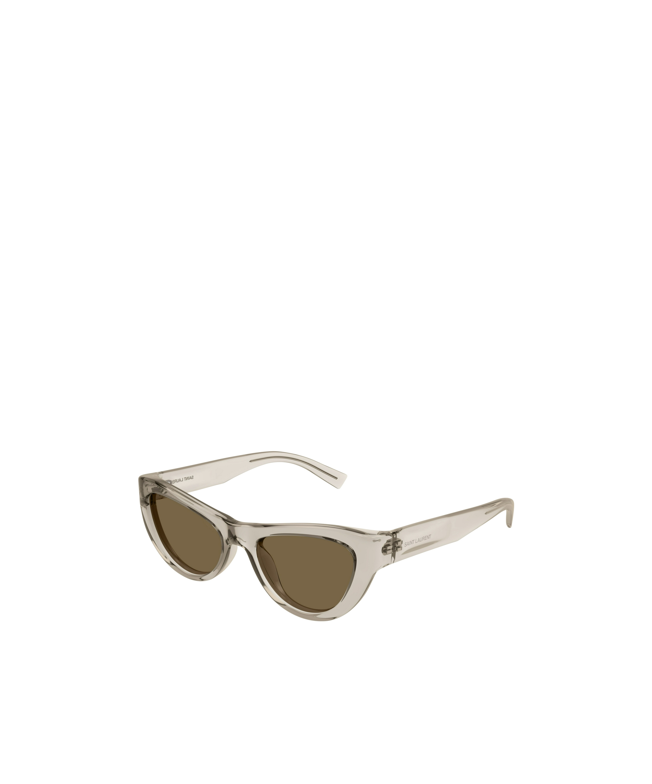 Saint Laurent 676 Cat-eye Sunglasses In Brown