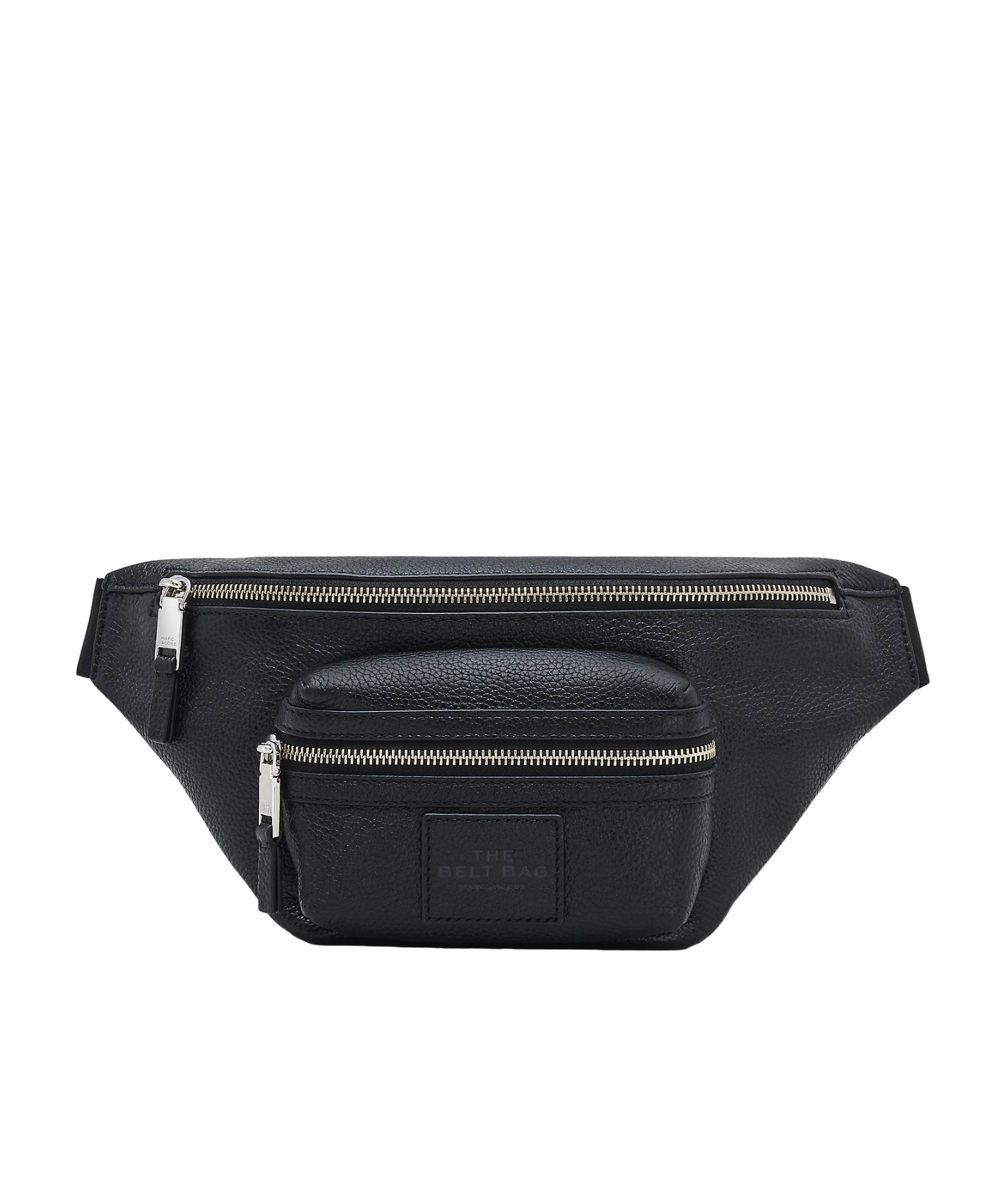 Marc Jacobs Logo-appliqué Leather Belt Bag In Black