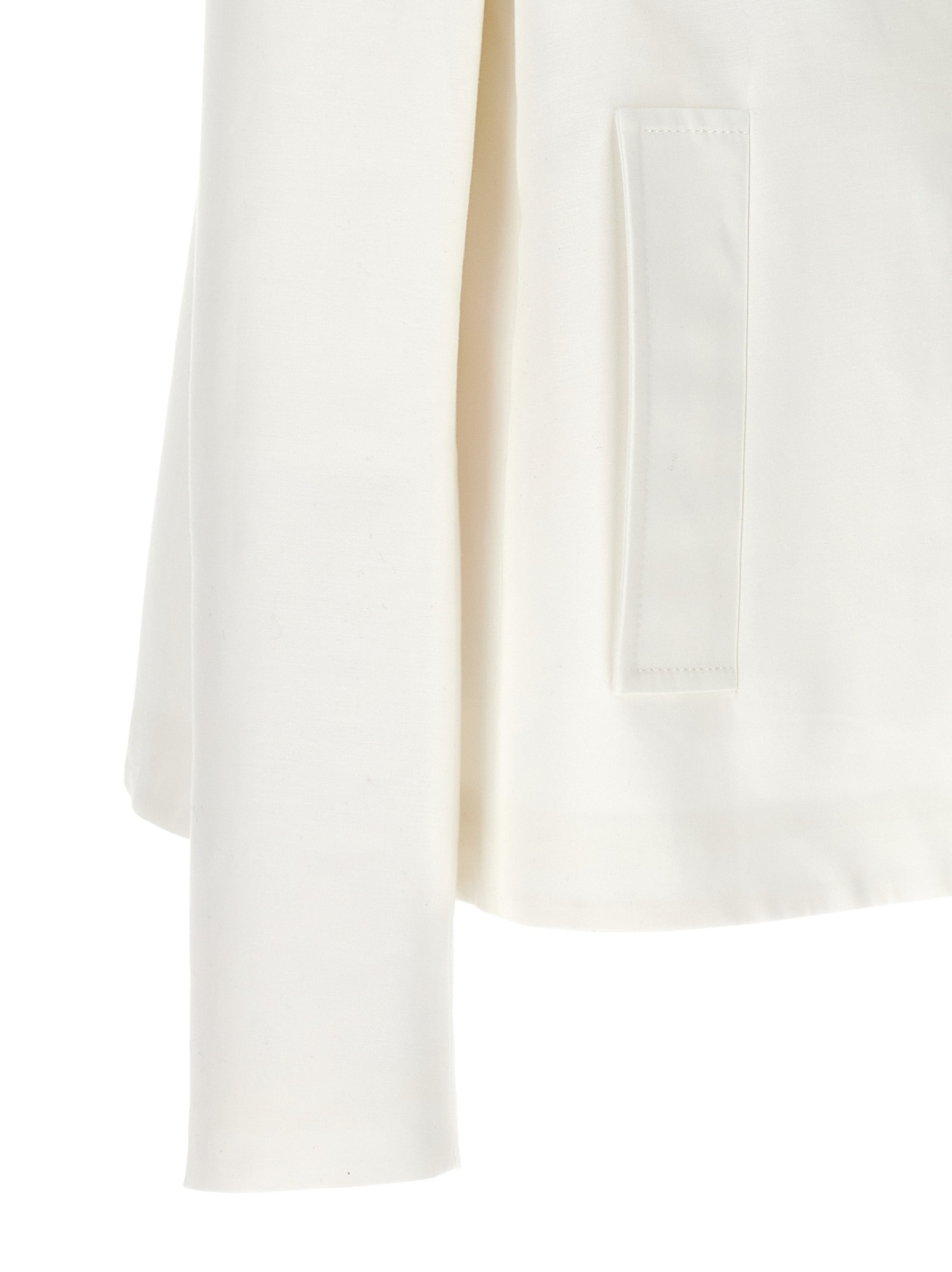 Marni Hip-lenght Single Breasted Buttoned Jacket In White
