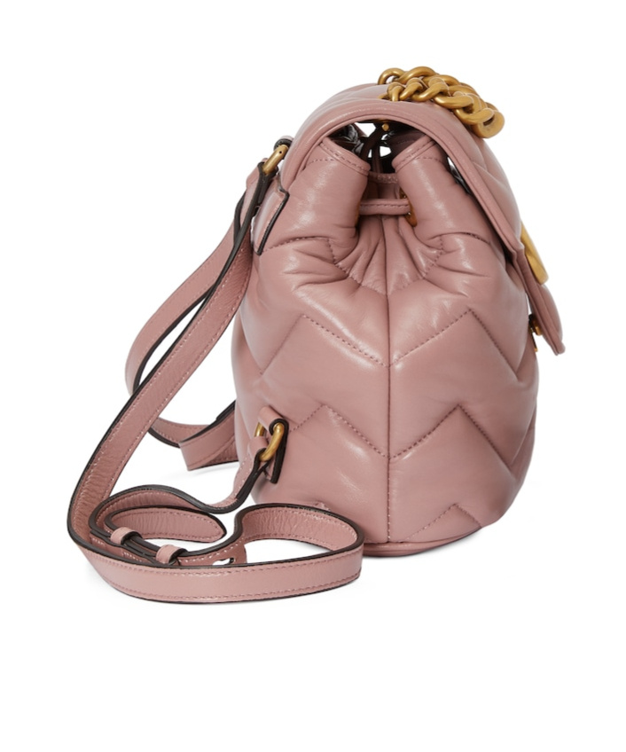Gucci Gg Marmont Backpack In Nude