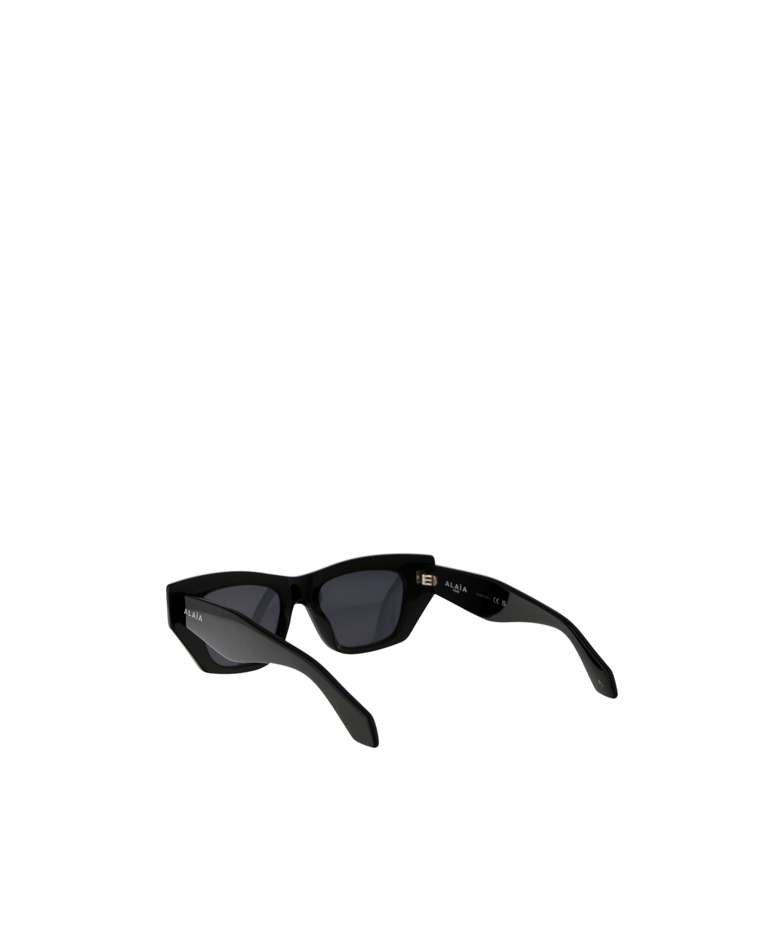 Alaïa Alaia 00 Black Black Grey Acetate Sunglasses In Black