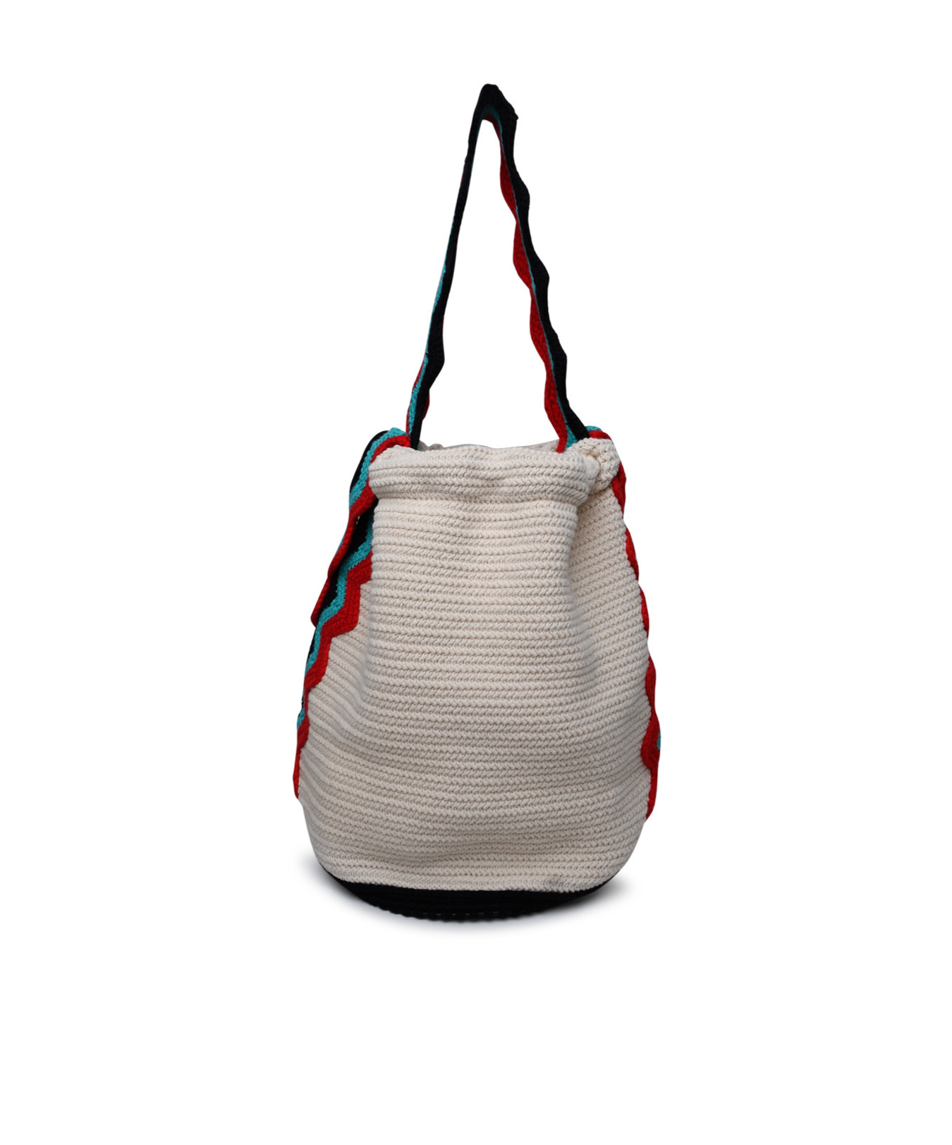 Jil Sander White Fabric Bag Woman In Gray