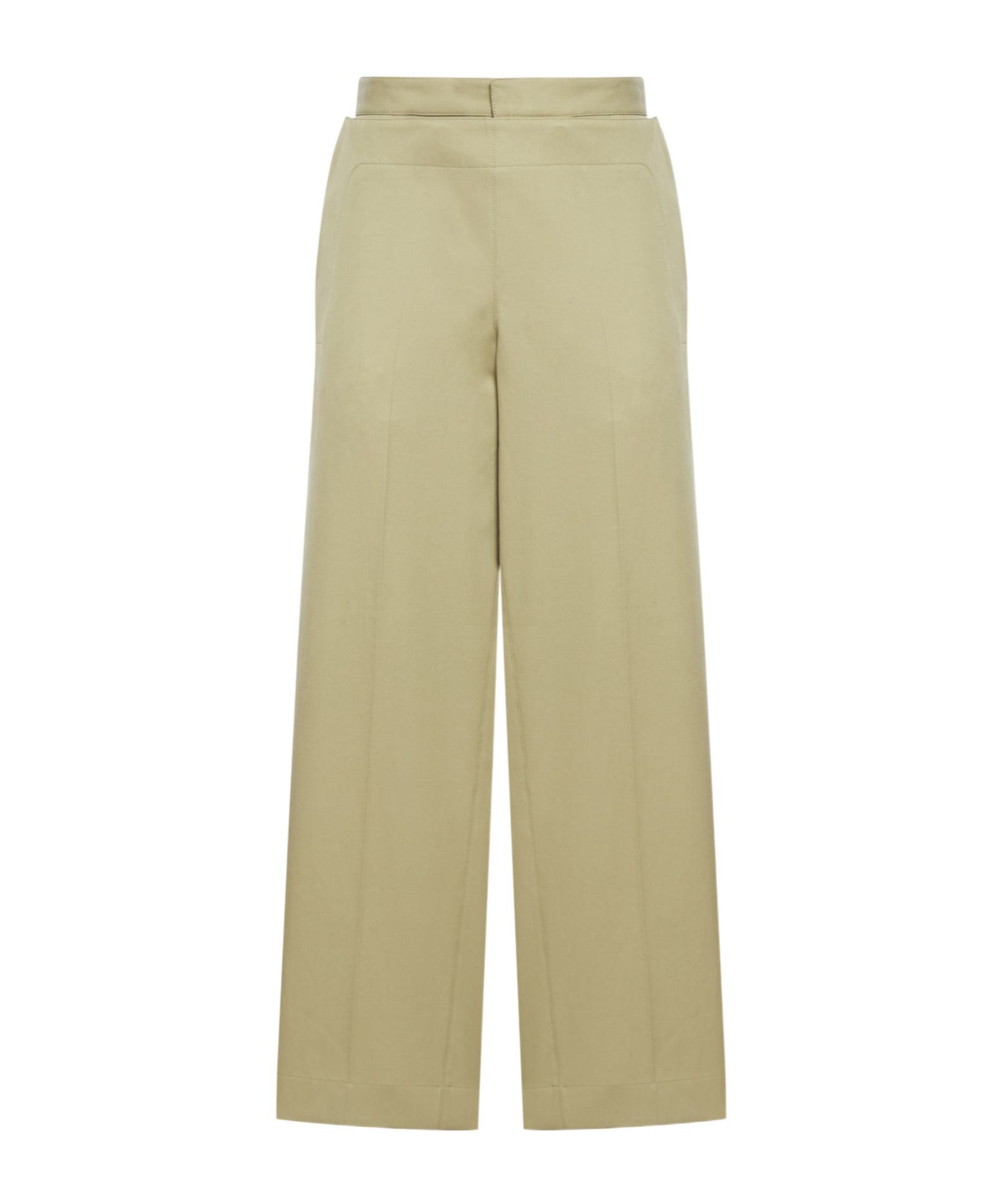 BOTTEGA VENETA COTTON TWILL TROUSERS