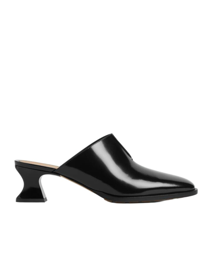 Shop Bottega Veneta Cha-cha Mule In Black