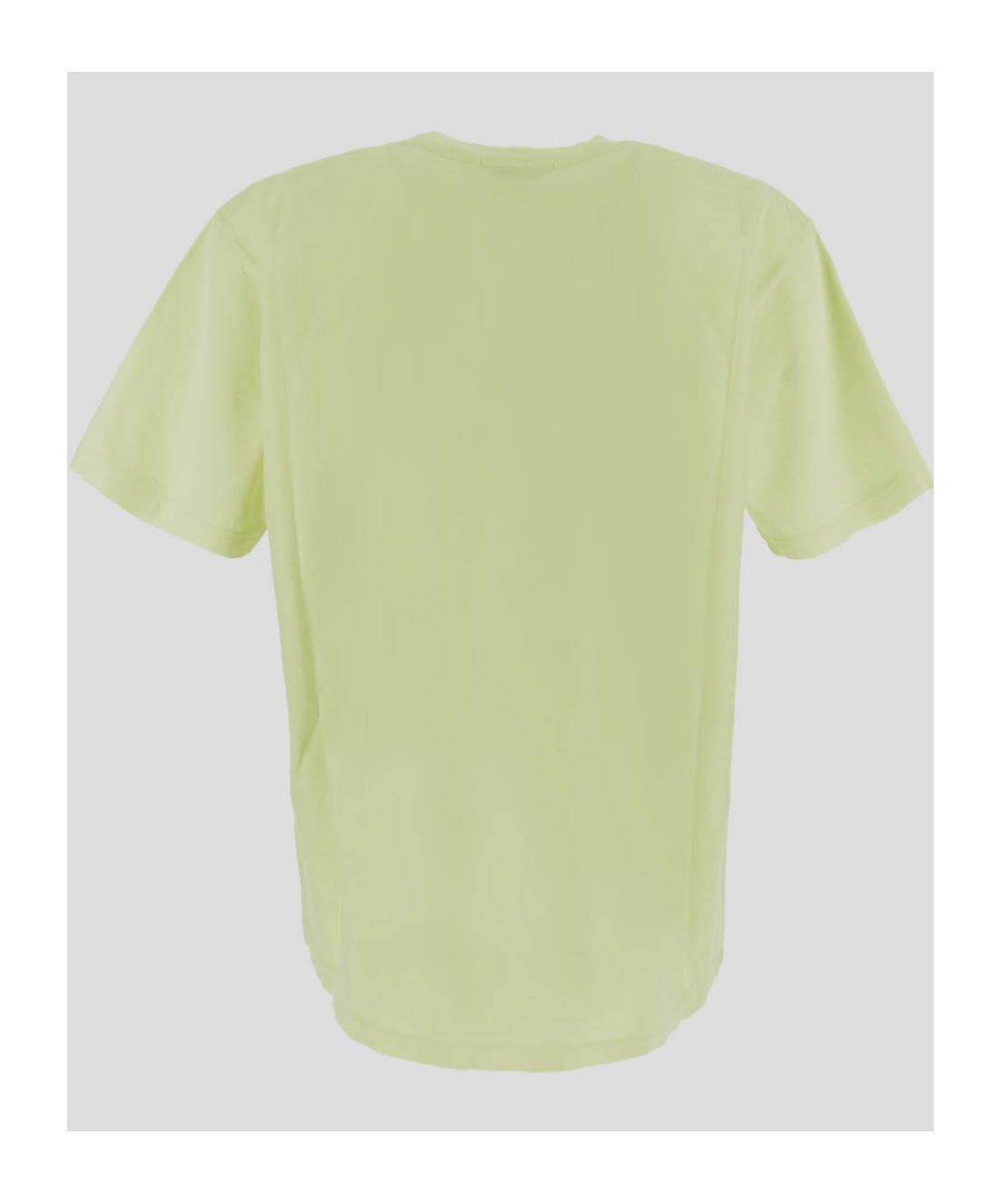 Stone Island Scratched Paint Two Cotton T-shirt In Green