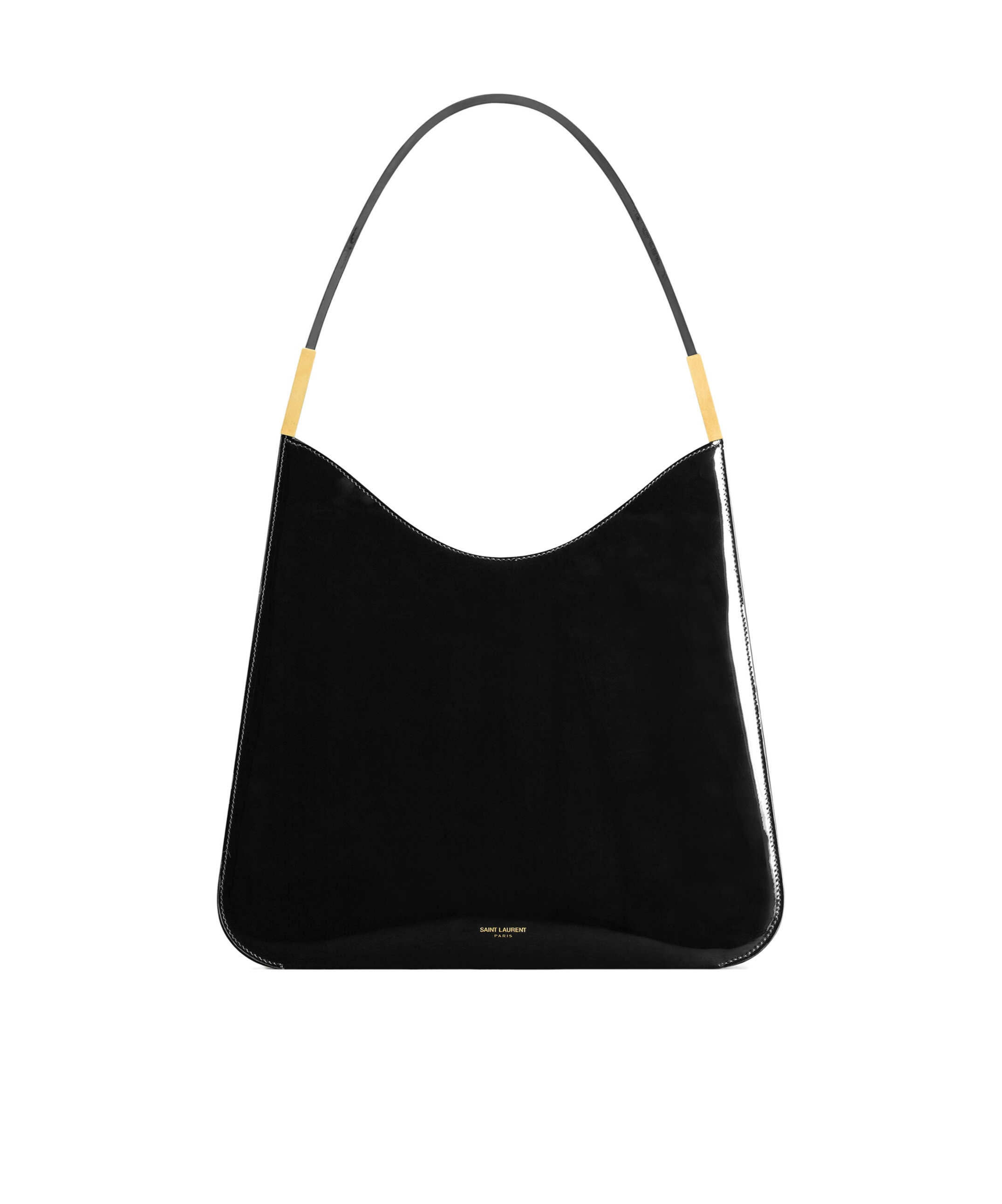 Saint Laurent Sadie Logo-print Tote Bag In Black