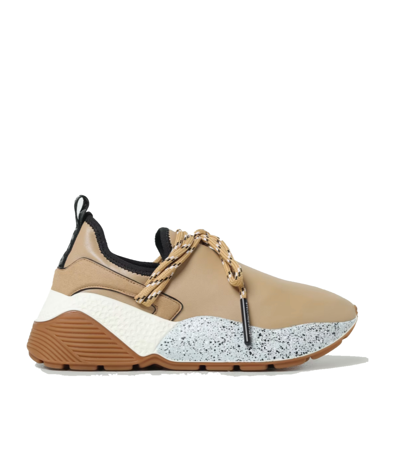 Stella Mccartney Sneakers Woman Color Beige In Multicolor