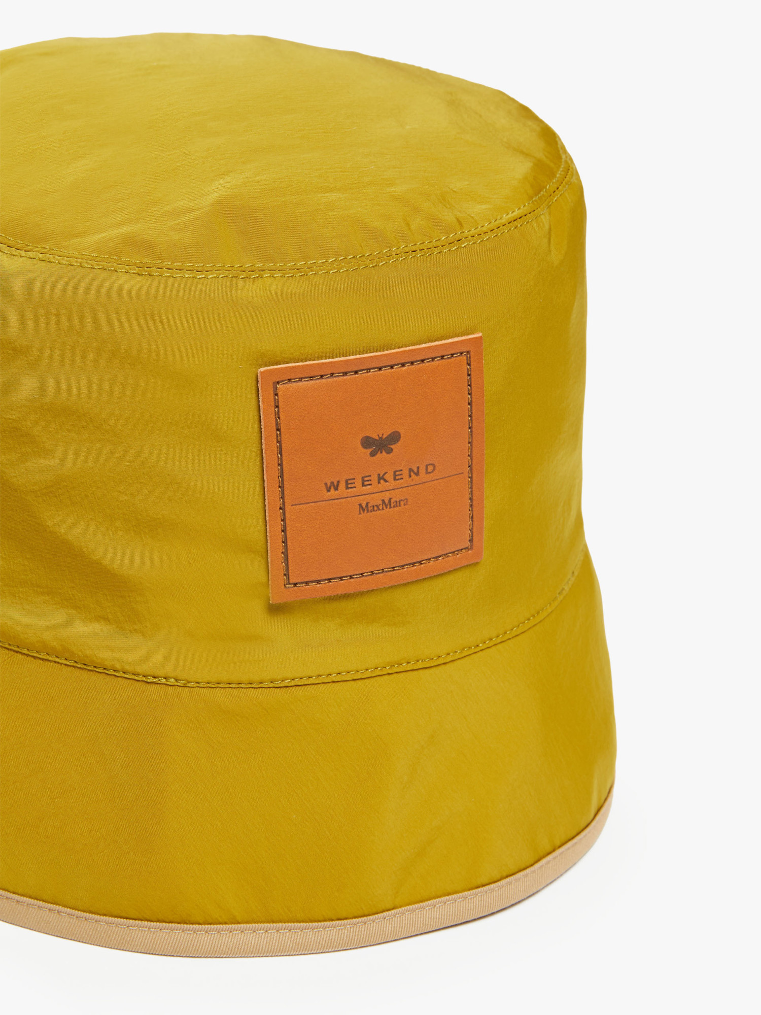 Weekend Max Mara Logo Affixed With Hat In Brown