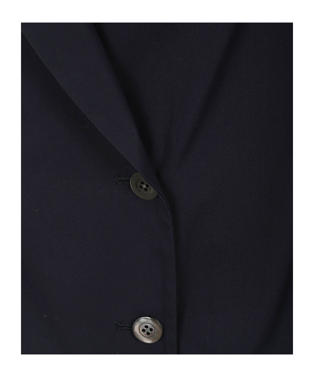 Dries Van Noten Double Breasted Long Sleeve Shirt In Black