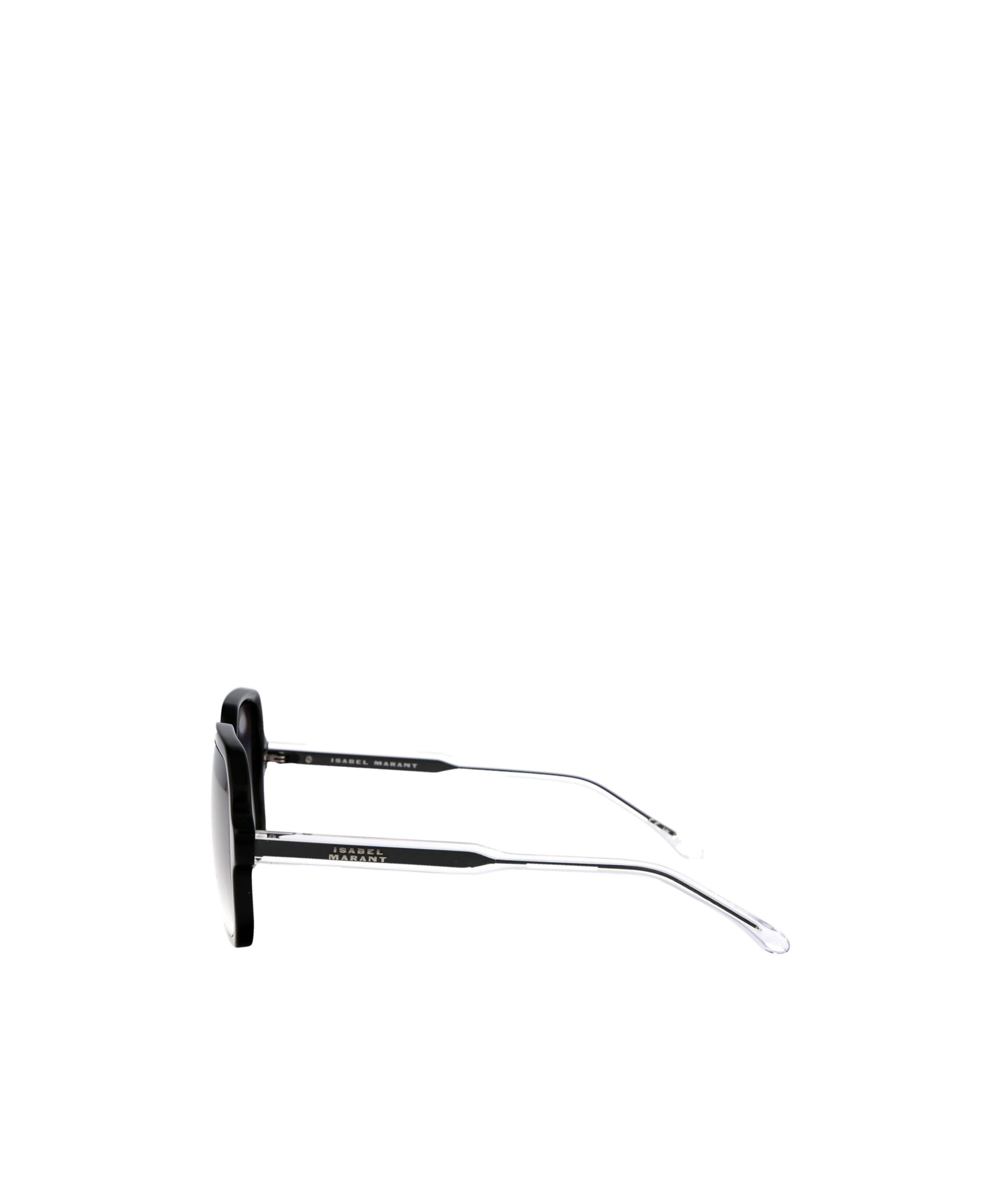 Isabel Marant Geometric Frame Sunglasses In Black