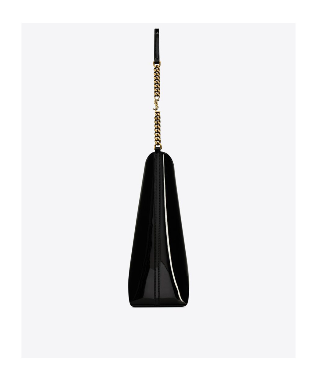 Saint Laurent Mini Rendez-vous Leather Shoulder Bag In Black