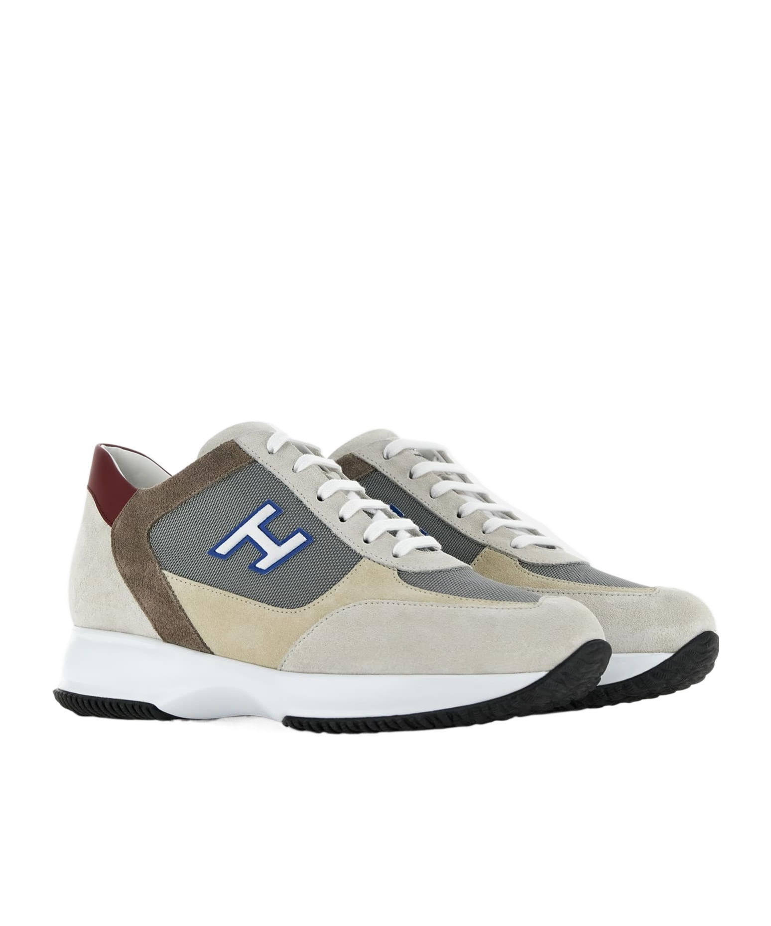 Hogan Sneakers Beige In Multicolor