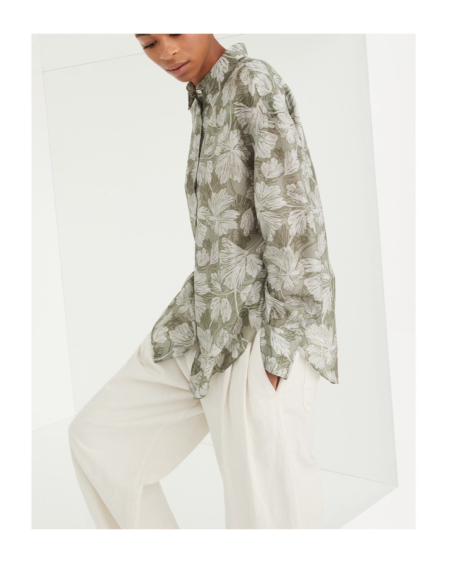 Brunello Cucinelli White Trousers With Concealed Fly In White