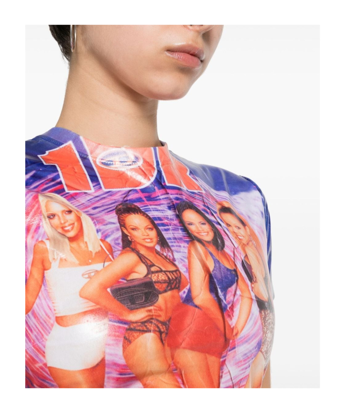 Diesel Jodie T-shirt Clothing In Multicolor