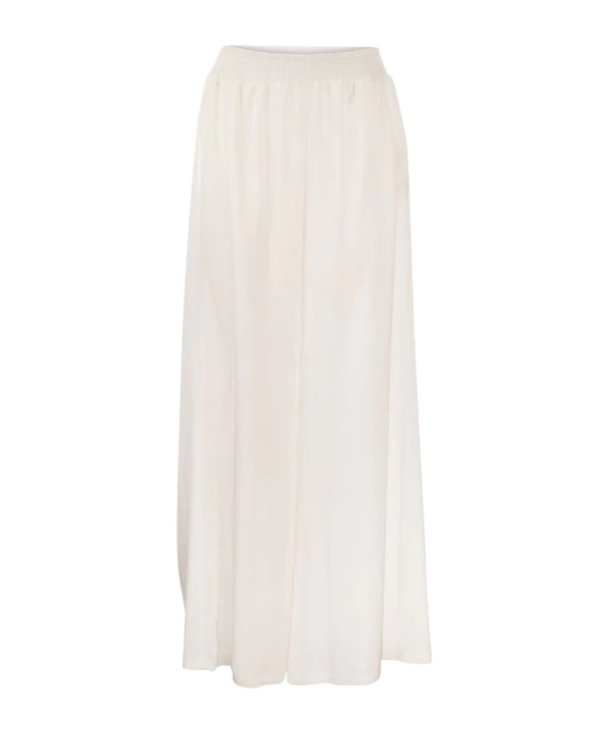 Fabiana Filippi Wide Viscose Trousers In White
