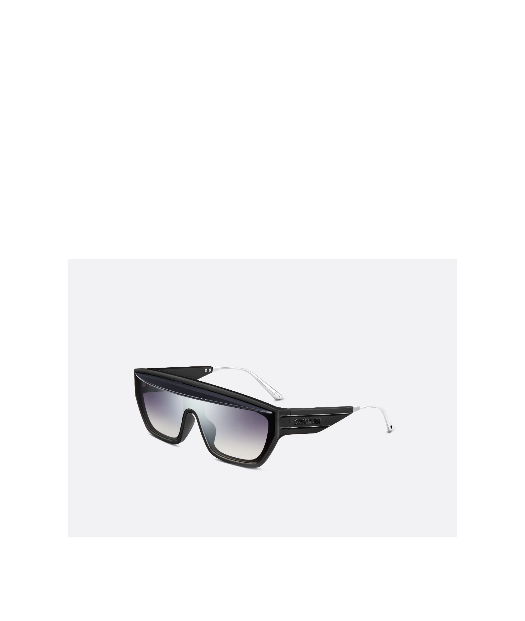 Dior Club M7u Logo Sunglasses In Black