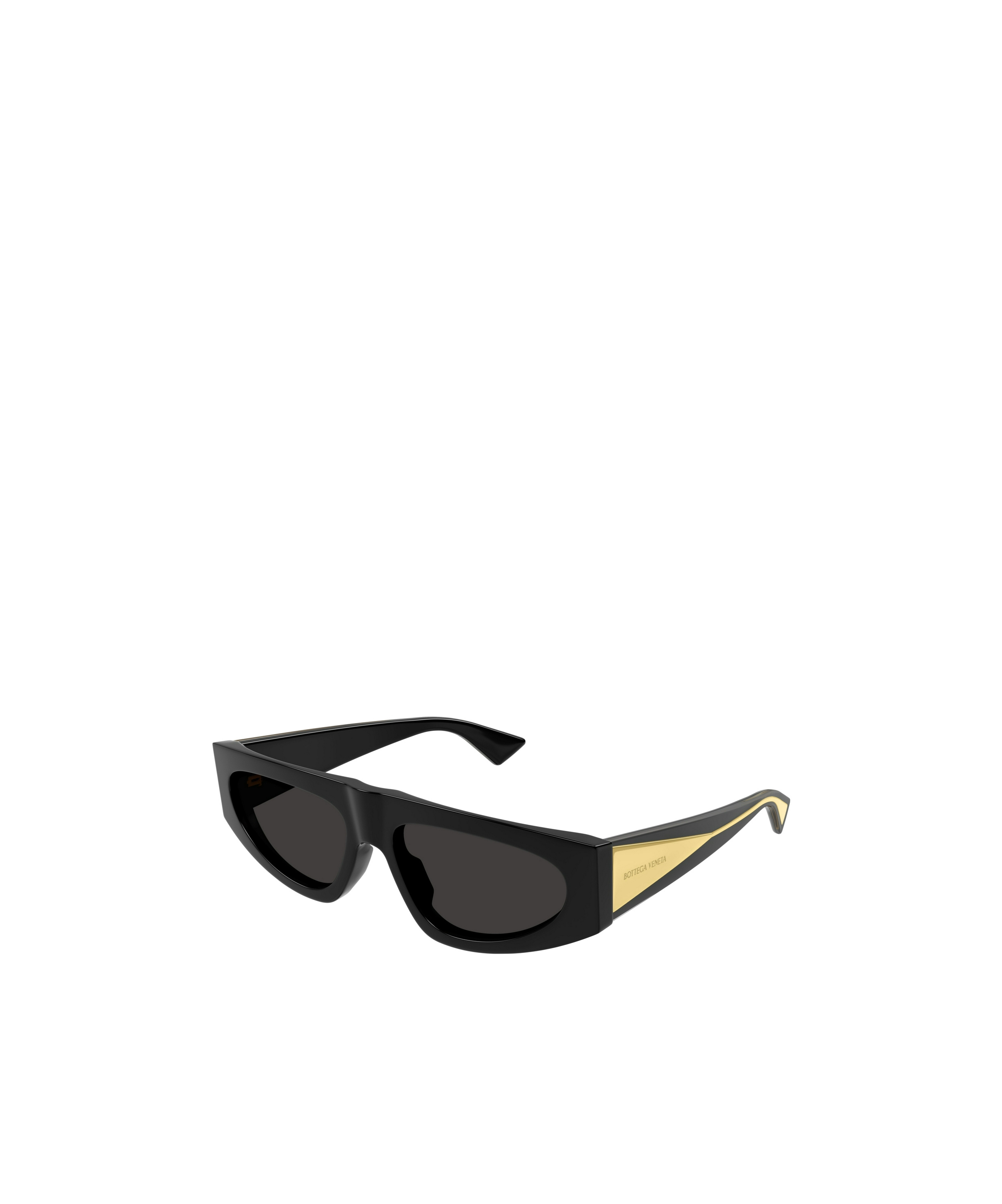 Bottega Veneta Bv1277s Tri-fold-line New Classic 001 Sunglasses In Black
