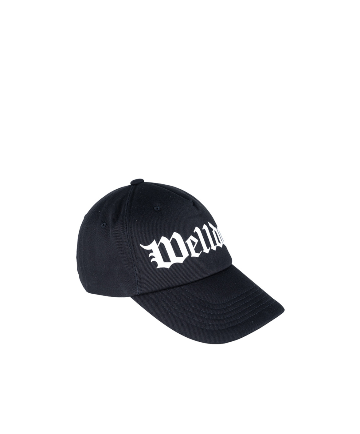 We11 Done Logo Baseball Hat In Black