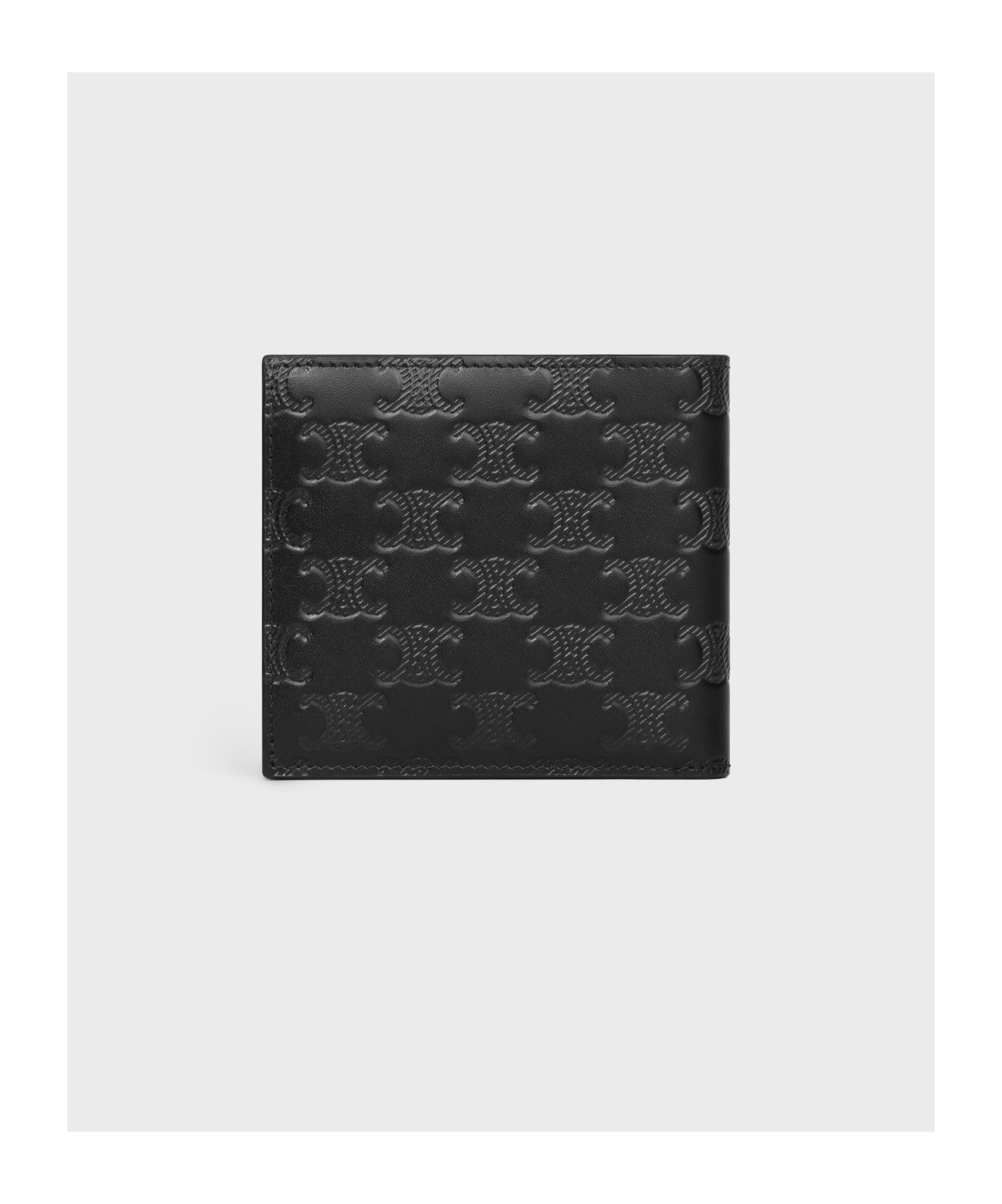 Celine Double-folded Wallet In Black