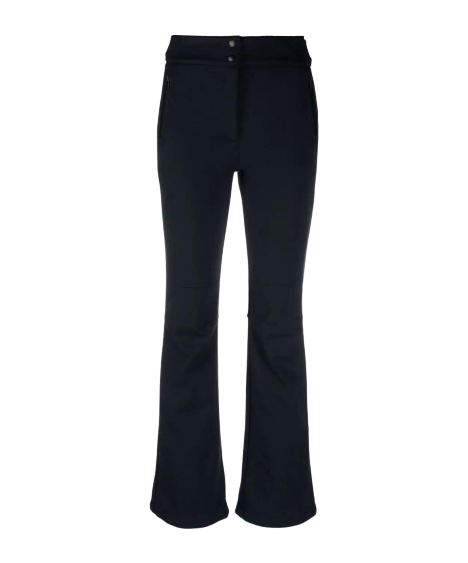 Yves Salomon Button Open And Close Casual Pants In Black