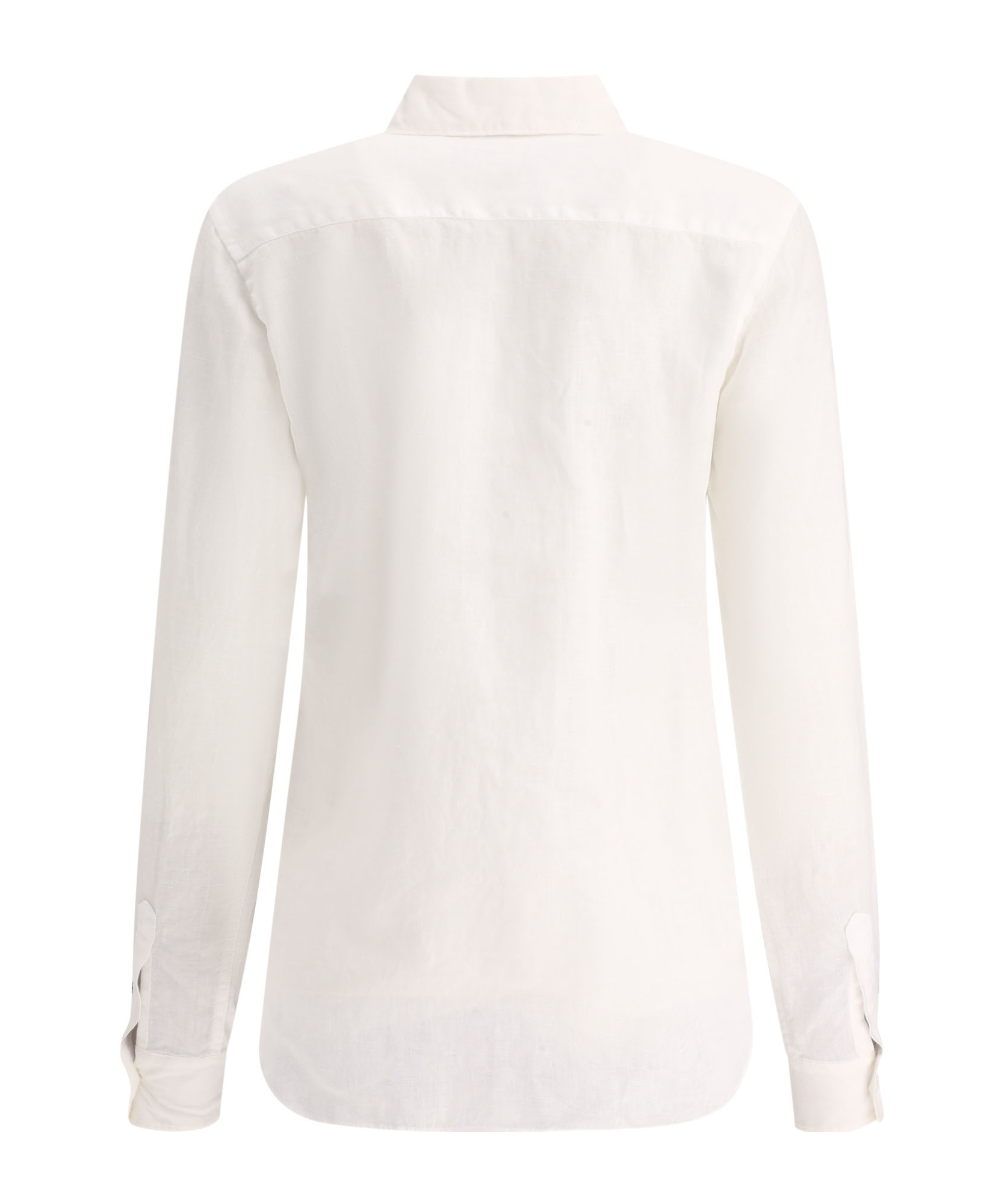 Aspesi Button-up Long-sleeved Shirt In White