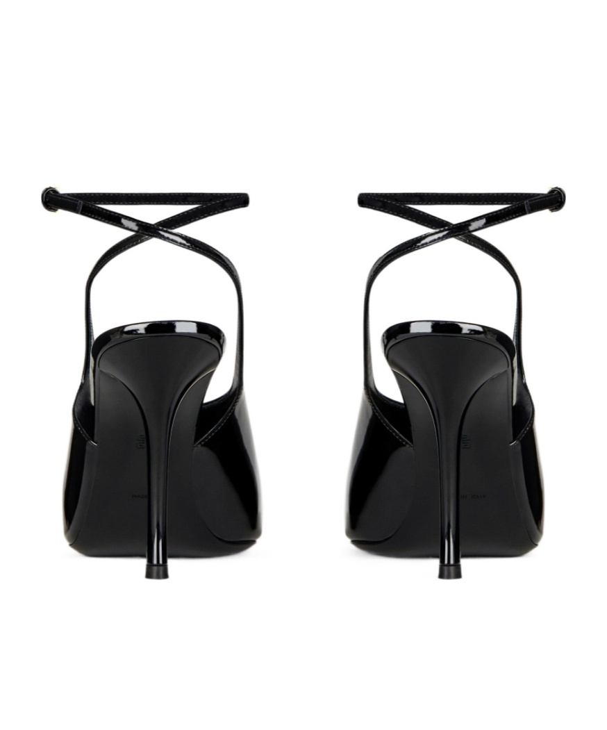 Givenchy Sleek Slingback Pumps With Pointed Design In Black