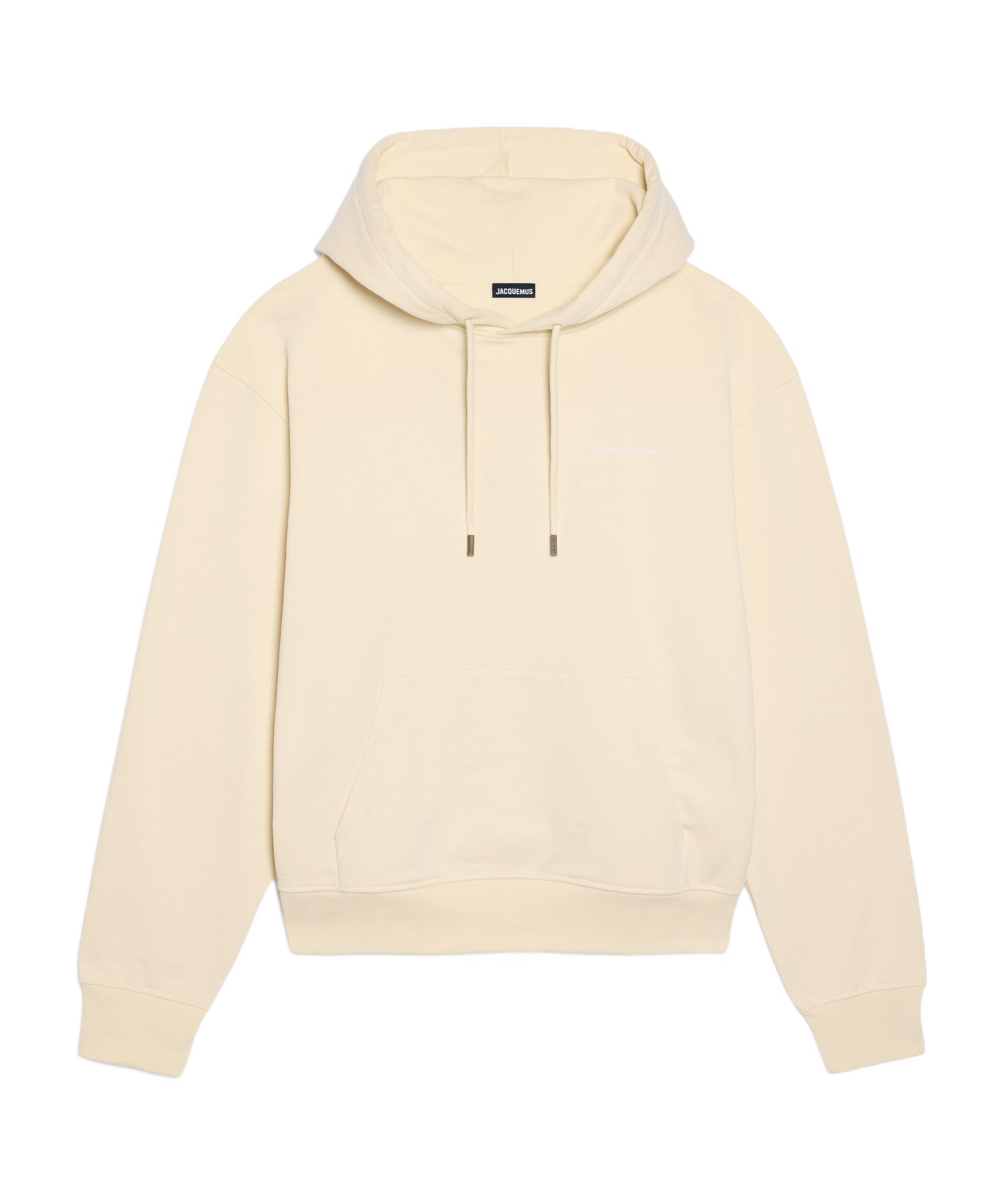 Jacquemus Brode Cotton Hoodie In Nude