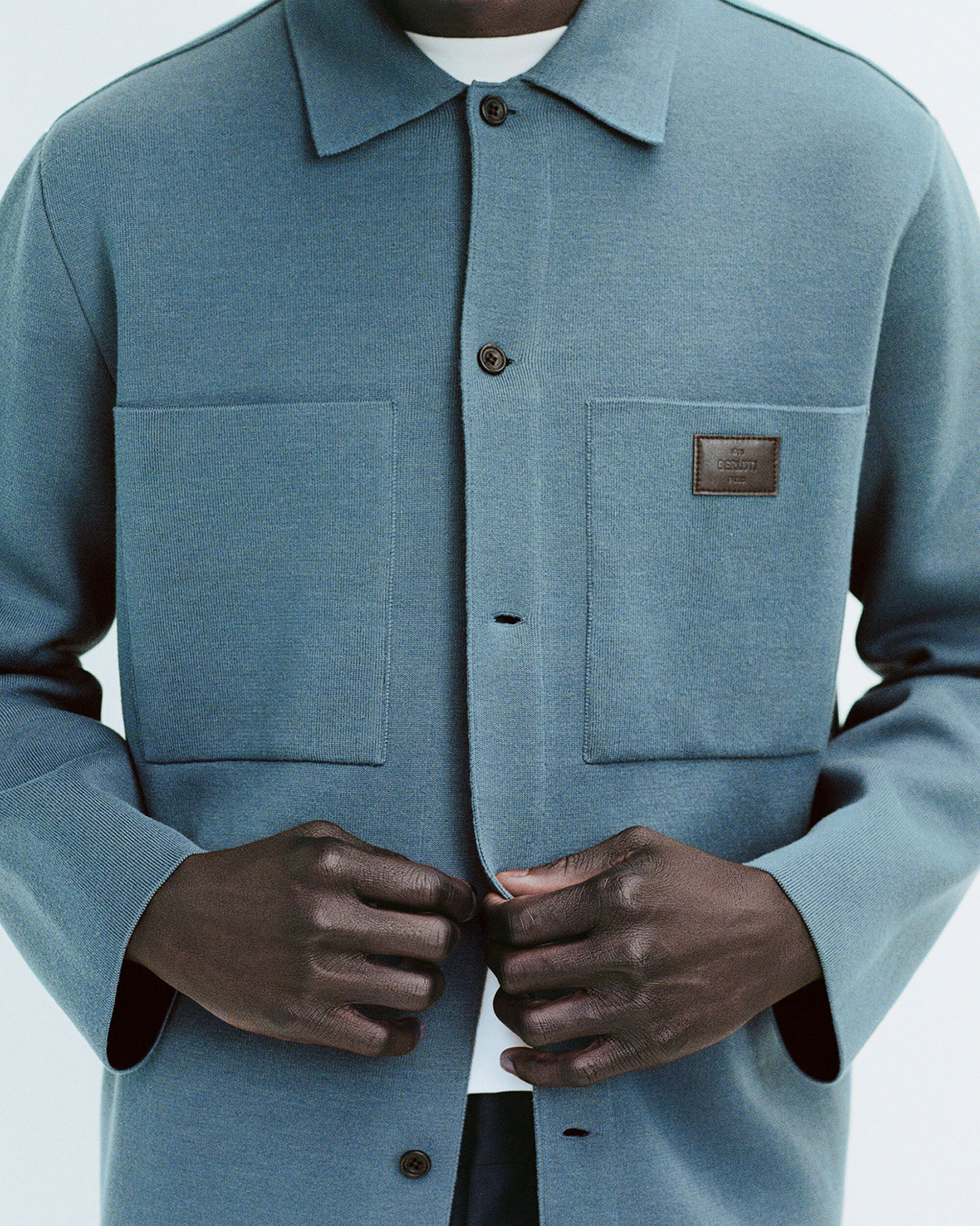 Berluti Logo Sweater In Blue
