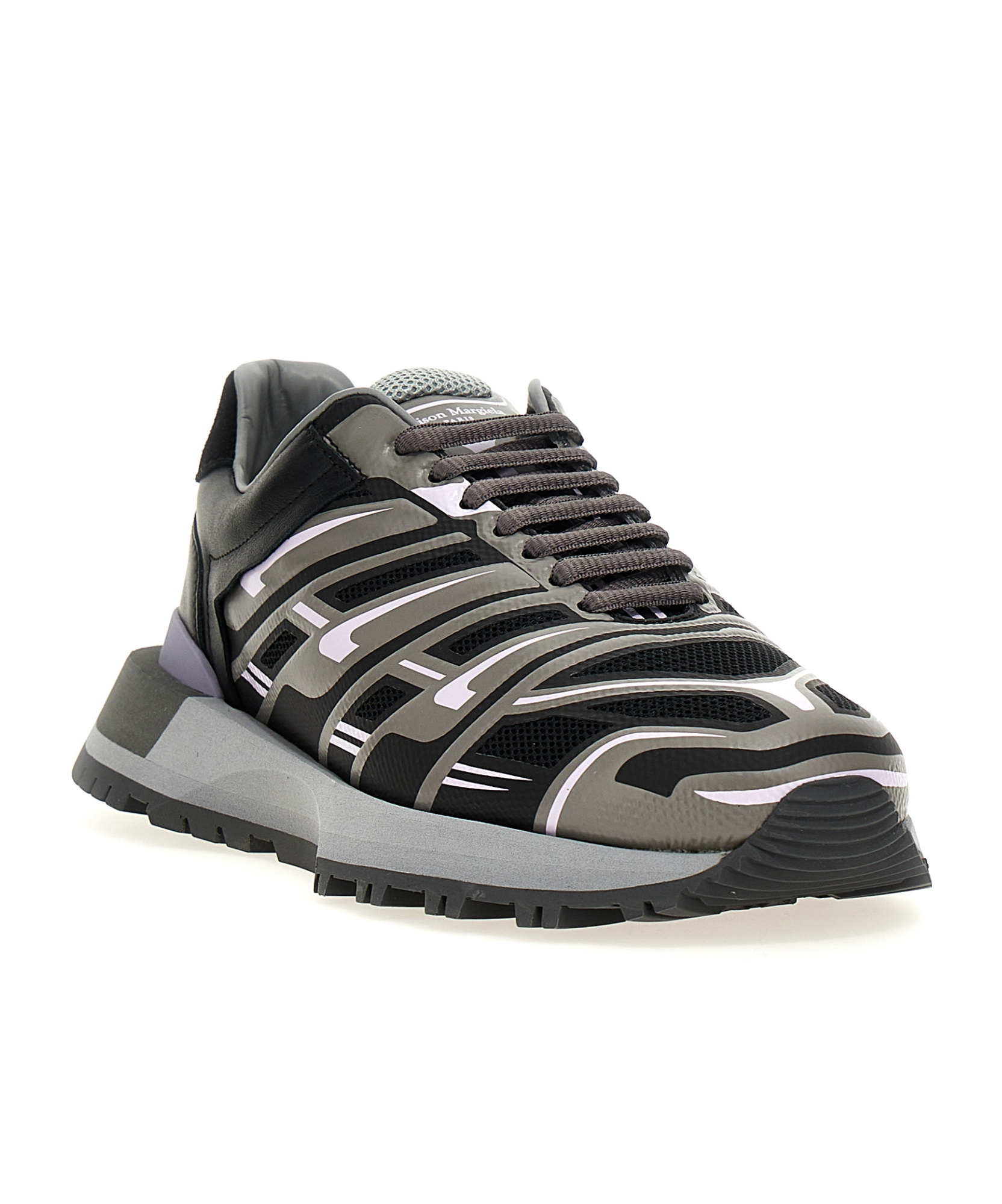 Maison Margiela Multicolor 50-50 Sneakers In Black