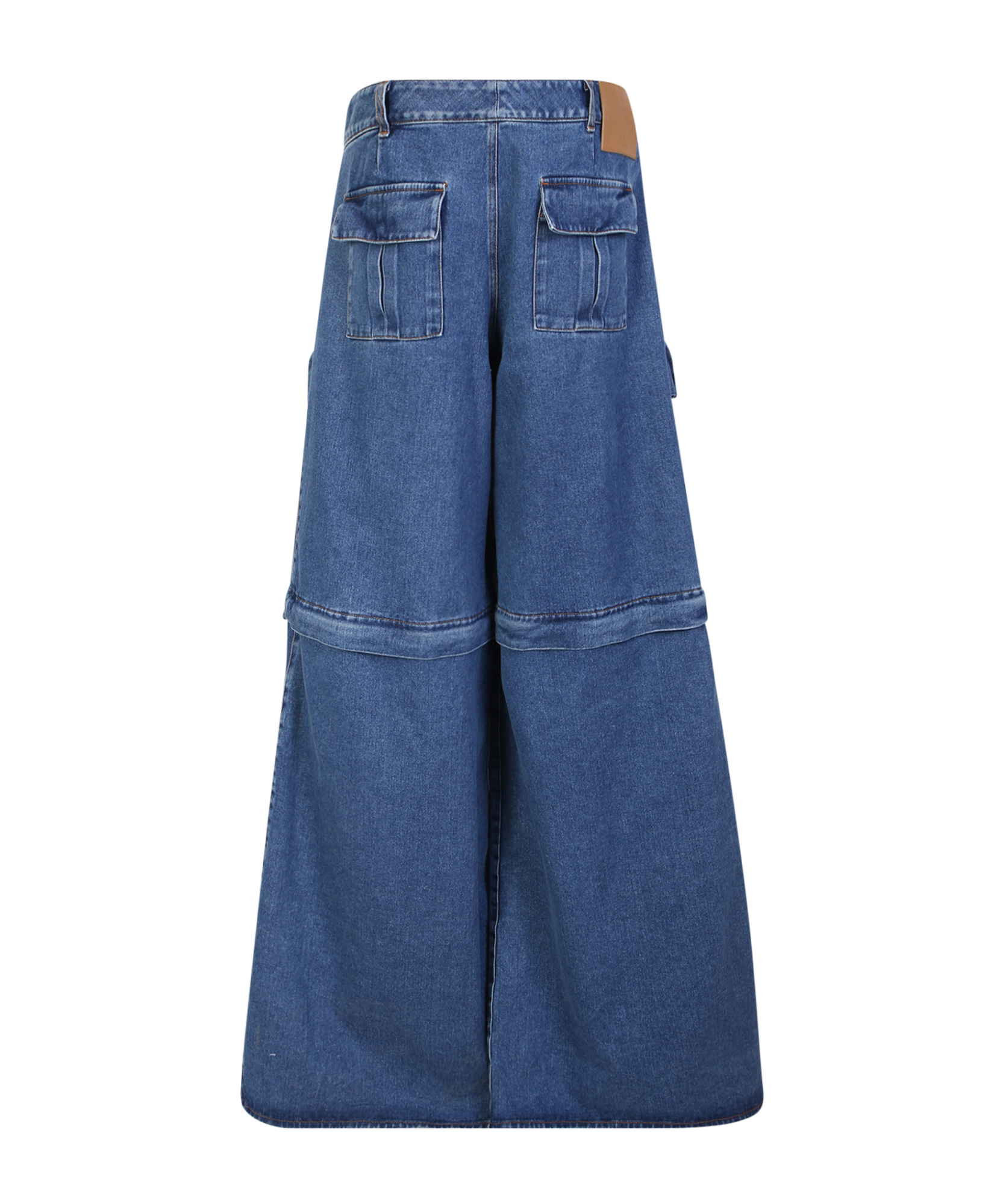 Giuseppe Di Morabito Detachable-legs Wide-leg Jeans In Blue
