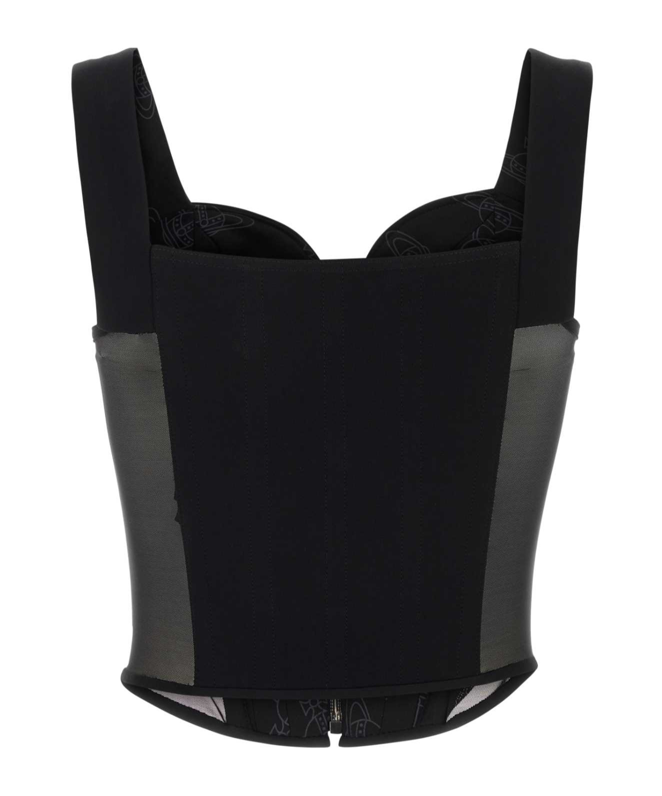Vivienne Westwood Corset Top In Black