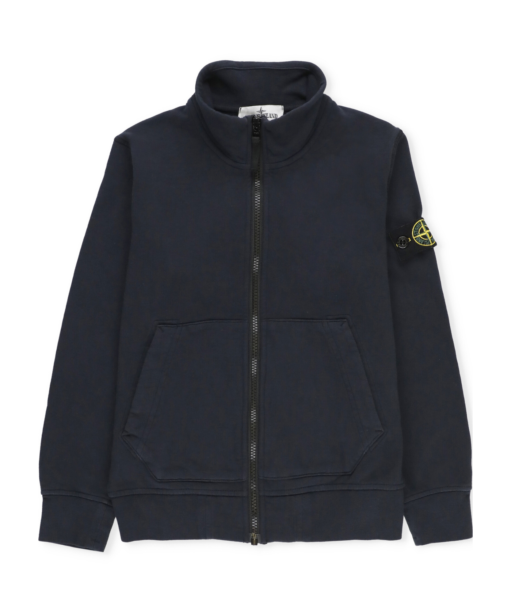 Stone Island Compass-motif Sweatshirt In Blue
