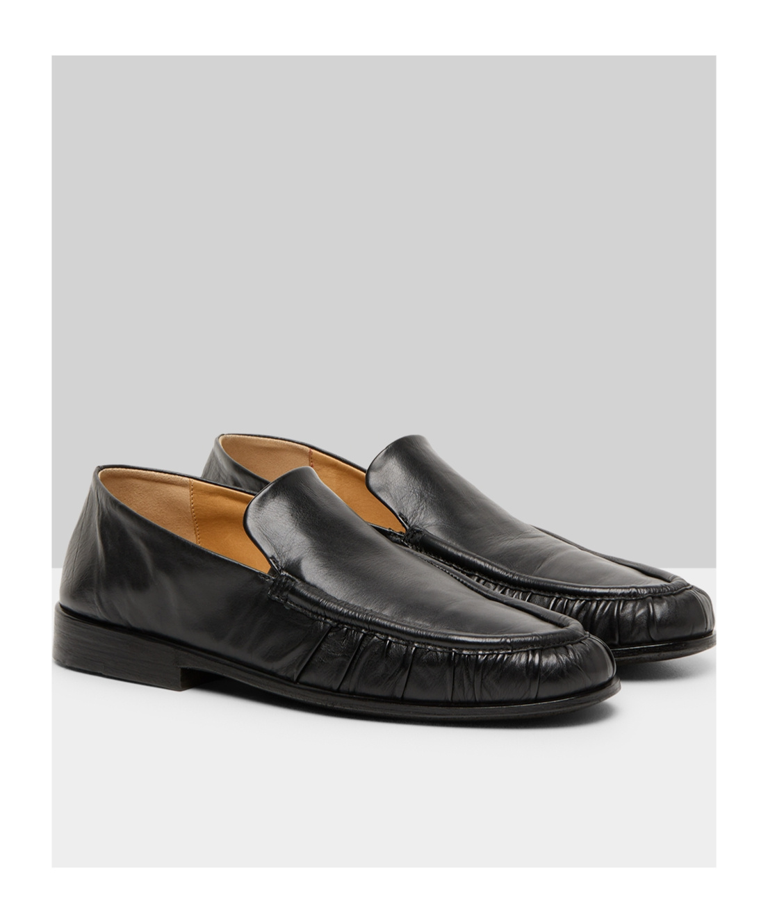 Marsèll Mocassino Leather Loafers In Black